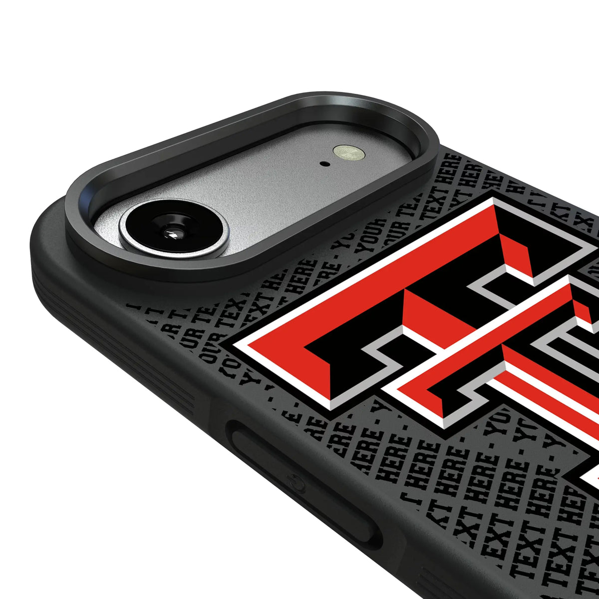 Texas Tech Red Raiders Personalized EndZone Plus iPhone Bump Phone Case for Apple iPhone - Detail#Device_iPhone Air