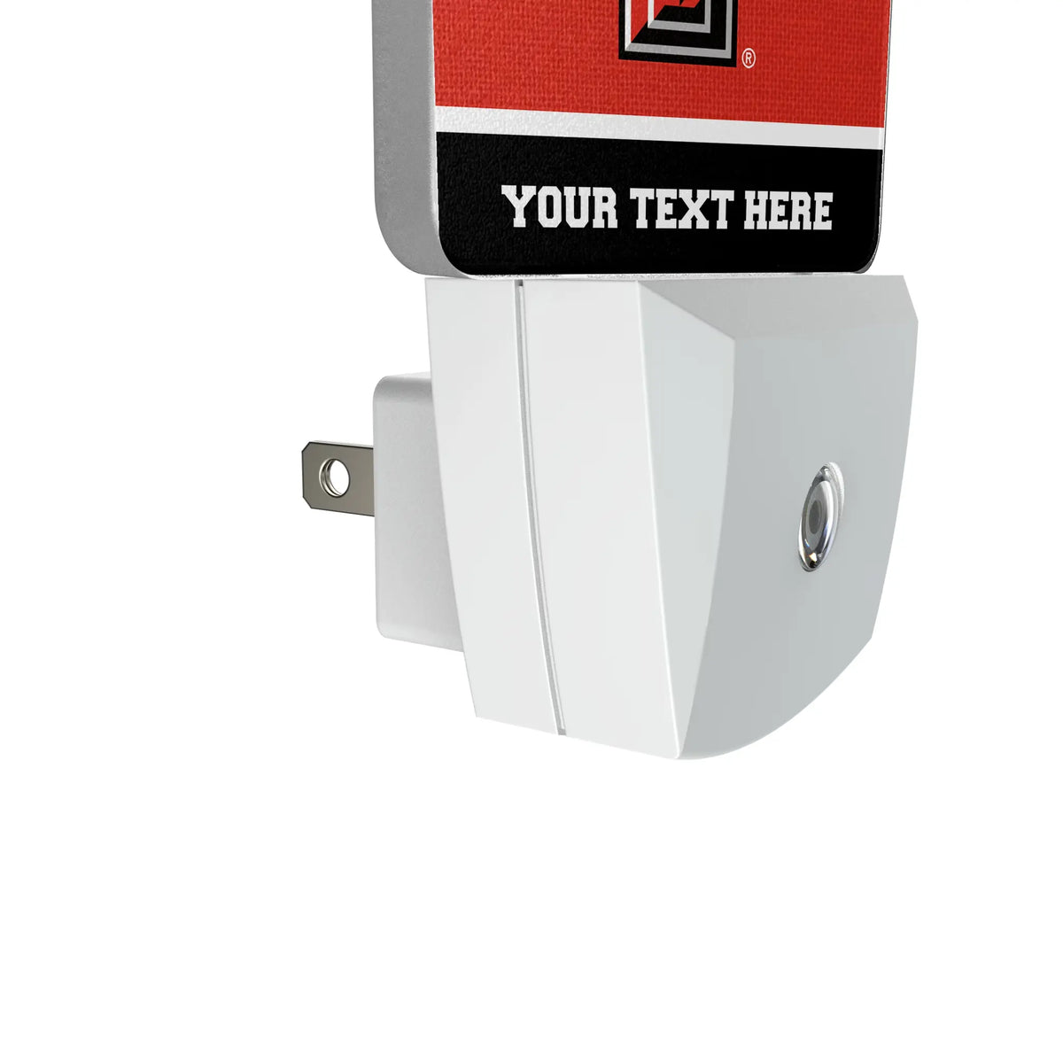 Texas Tech Red Raiders Personalized Endzone Solid Night Light 2-Pack - Detail