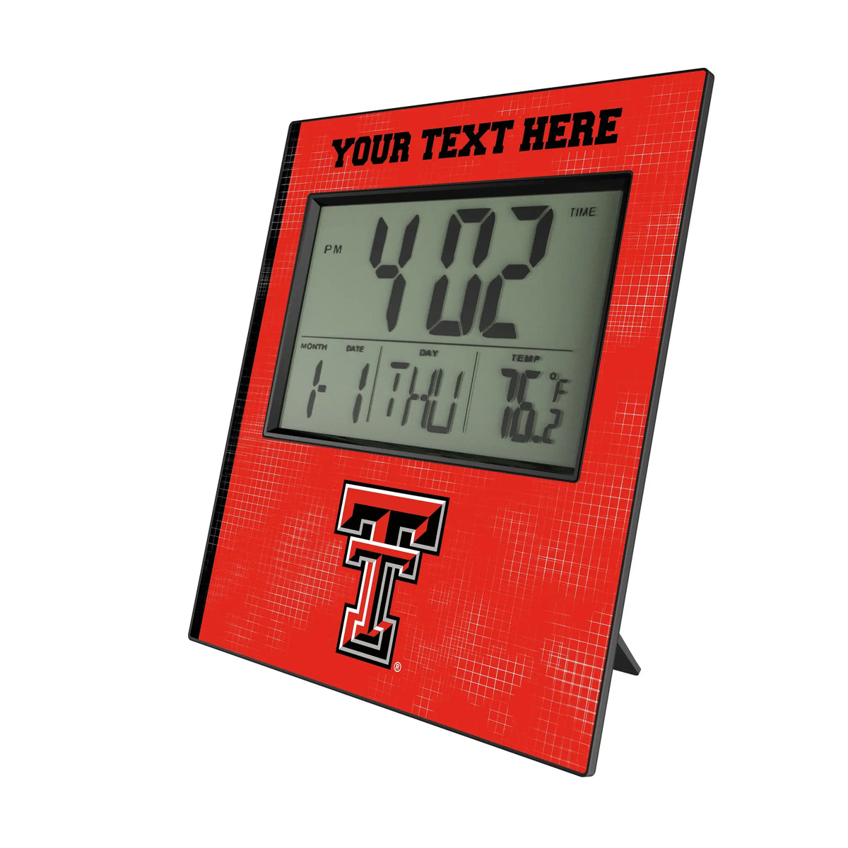 Texas Tech Red Raiders Personalized Hatch Wall Clock