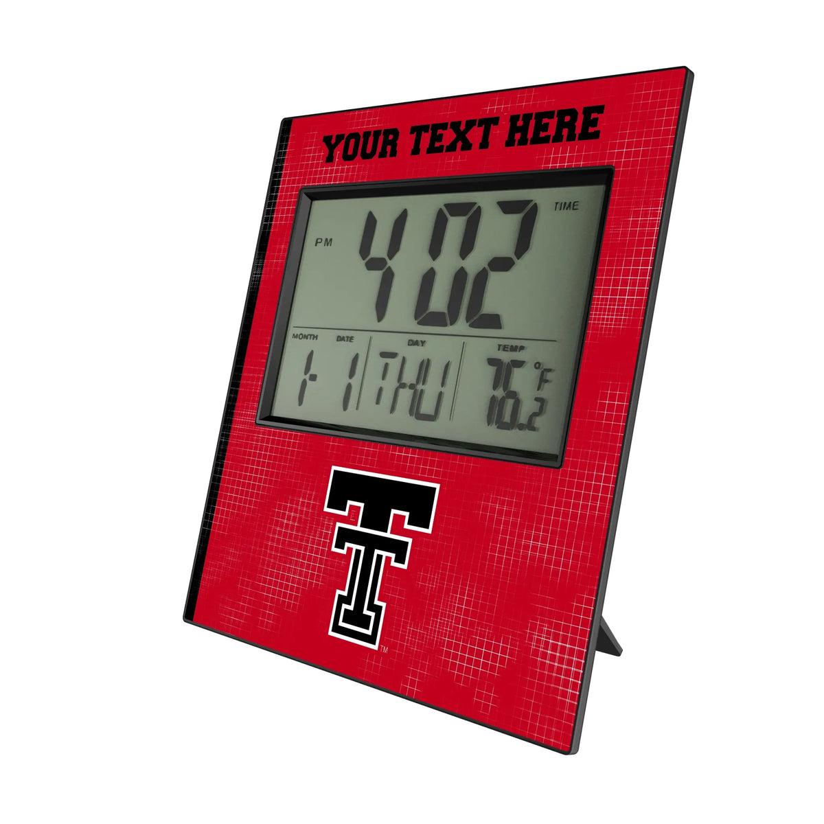 Texas Tech Red Raiders Personalized Hatch Wall Clock