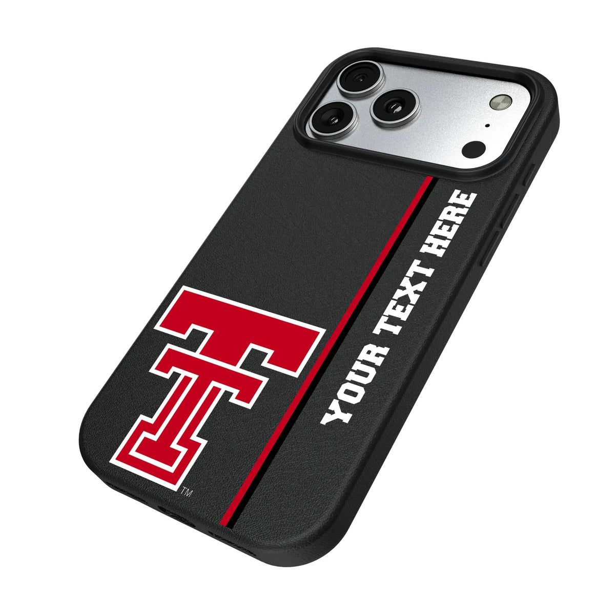 Texas Tech Red Raiders Personalized Sidebard iPhone MagSafe Compatible Phone Case for Apple iPhone - Isometric View#Device_iPhone 17 Pro Max