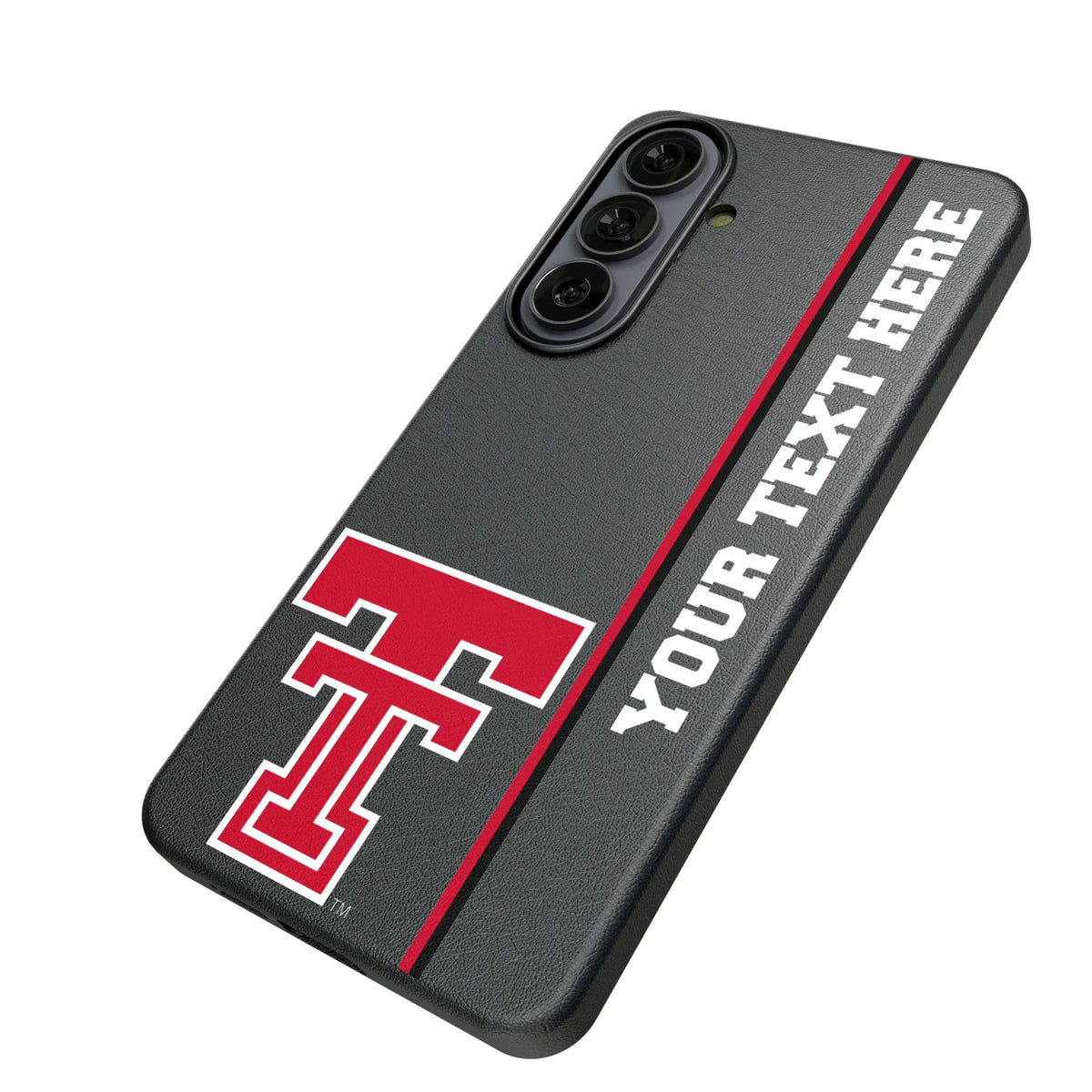 Texas Tech Red Raiders Personalized Sidebard Galaxy MagSafe Compatible Phone Case for Samsung Galaxy - Isometric View#Device_Galaxy S26 Plus