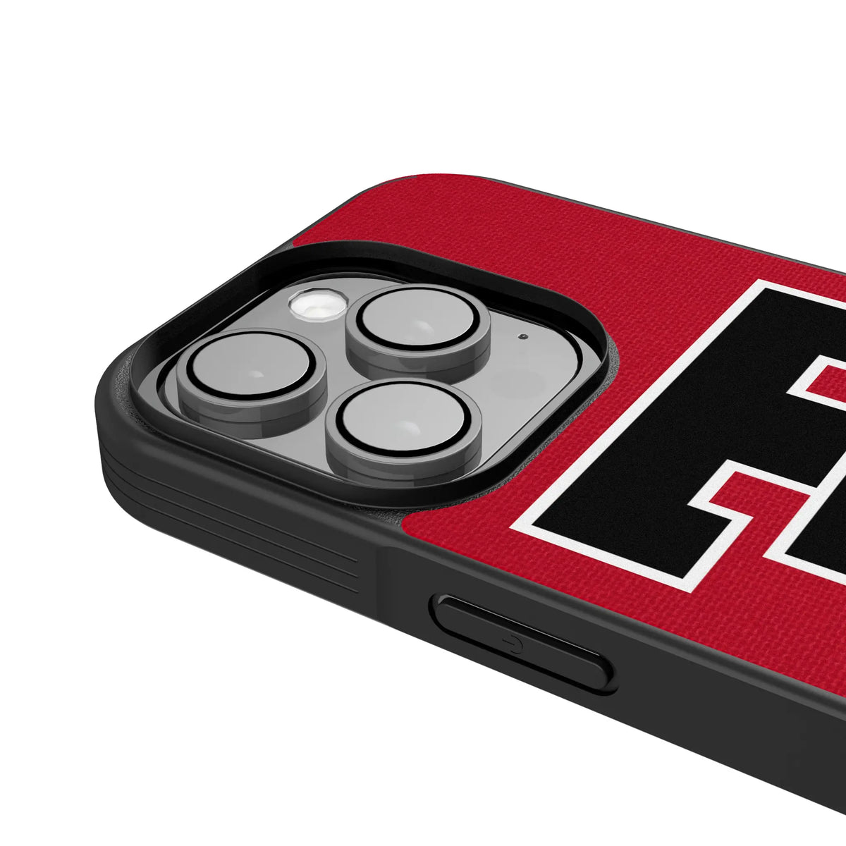 Texas Tech Red Raiders Personalized Stripe iPhone Bump Phone Case for Apple iPhone - Detail