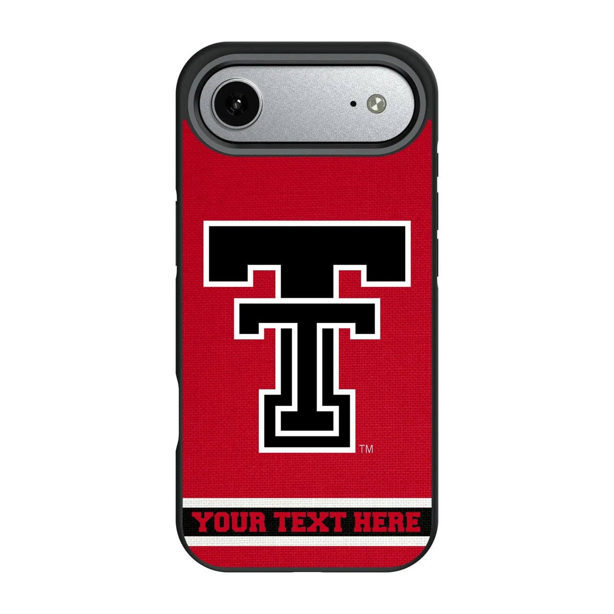 Texas Tech Red Raiders Personalized Stripe iPhone Bump Phone Case for Apple iPhone#Device_iPhone Air