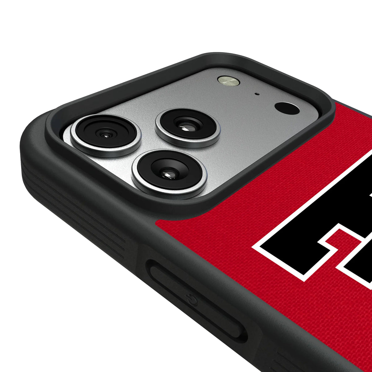 Texas Tech Red Raiders Personalized Stripe iPhone Bump Phone Case for Apple iPhone - Detail#Device_iPhone 17 Pro Max