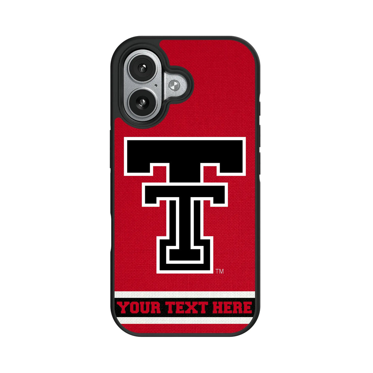 Texas Tech Red Raiders Personalized Stripe iPhone Bump Phone Case for Apple iPhone#Device_iPhone 17