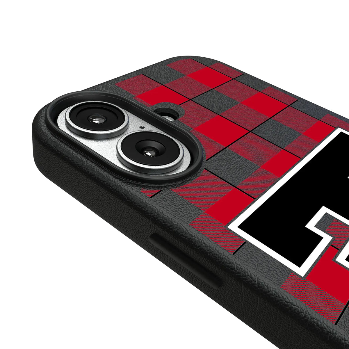 Texas Tech Red Raiders Plaid iPhone MagSafe Compatible Phone Case for Apple iPhone - Detail#Device_iPhone 17