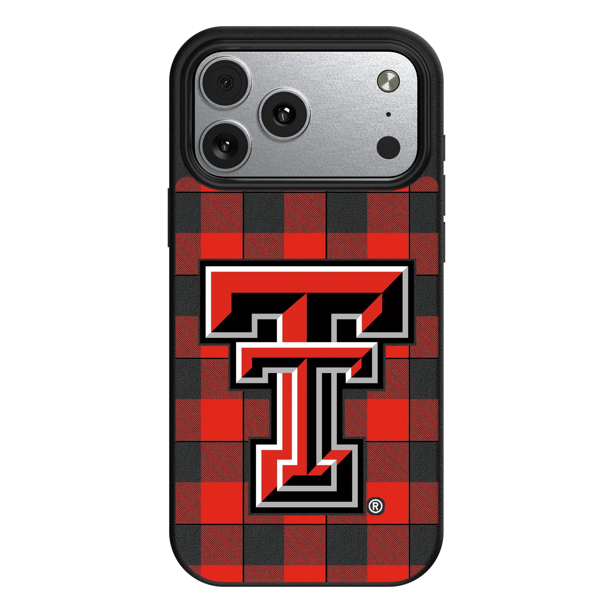 Texas Tech Red Raiders Plaid iPhone MagSafe Compatible Phone Case for Apple iPhone#Device_iPhone 17 Pro Max