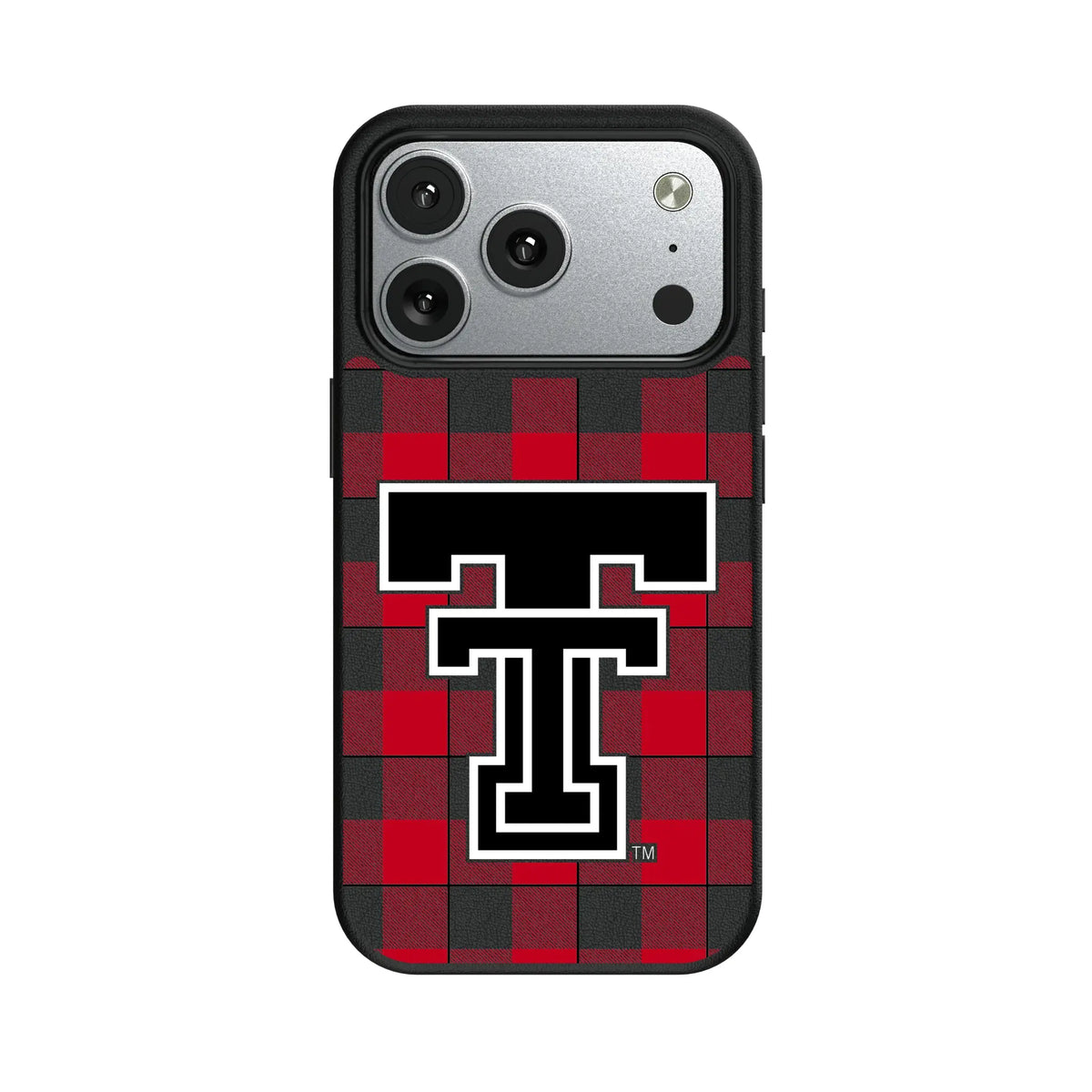 Texas Tech Red Raiders Plaid iPhone MagSafe Compatible Phone Case for Apple iPhone#Device_iPhone 17 Pro
