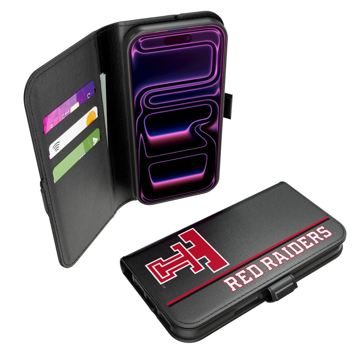 Texas Tech Red Raiders Sidebar iPhone Folio Phone Case for Apple iPhone#Device_iPhone 17 Pro