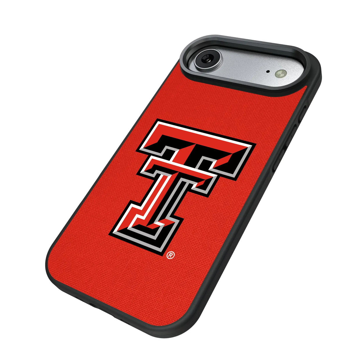Texas Tech Red Raiders Solid iPhone Bump Phone Case for Apple iPhone - Isometric View#Device_iPhone Air