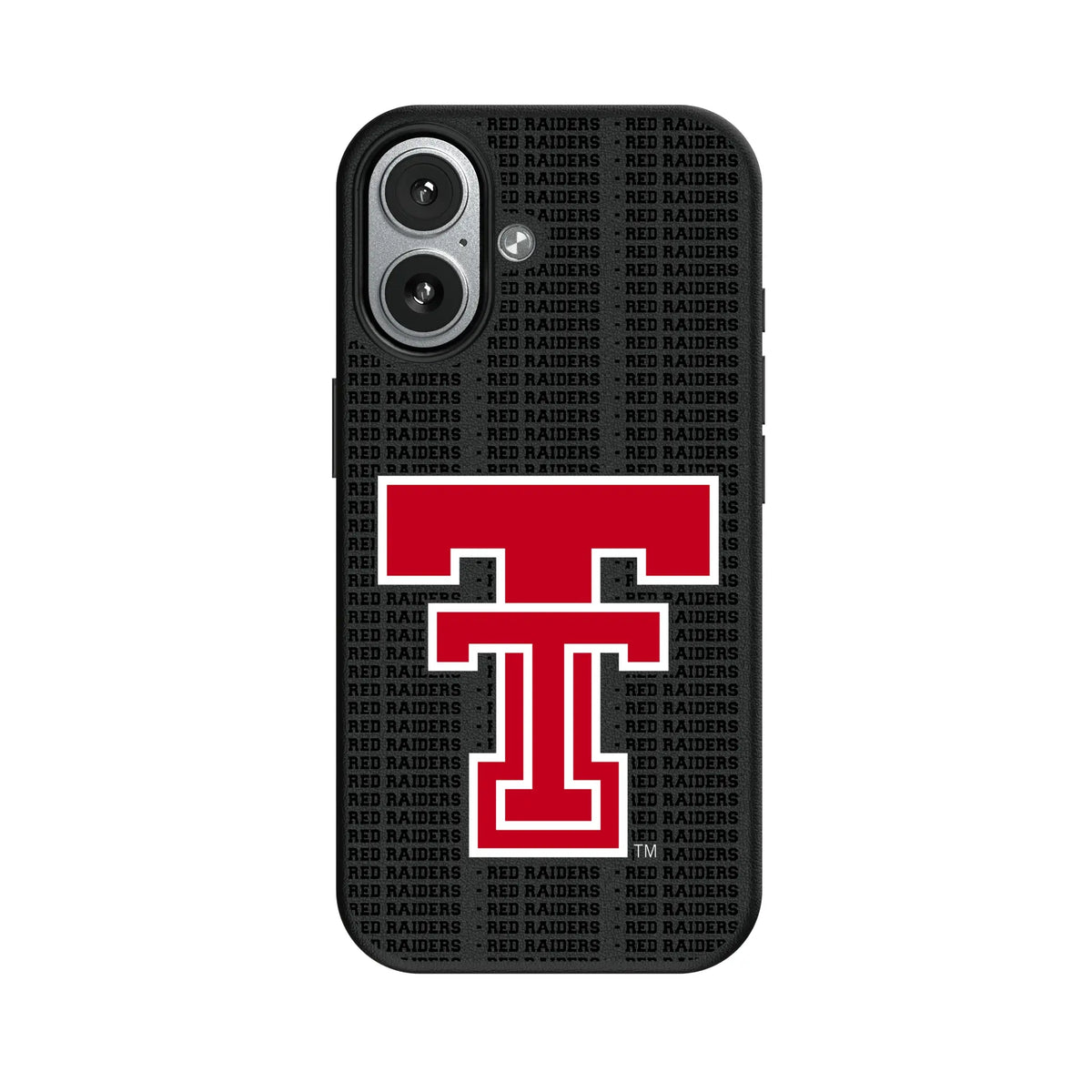 Texas Tech Red Raiders Text Backdrop iPhone MagSafe Compatible Phone Case for Apple iPhone#Device_iPhone 17