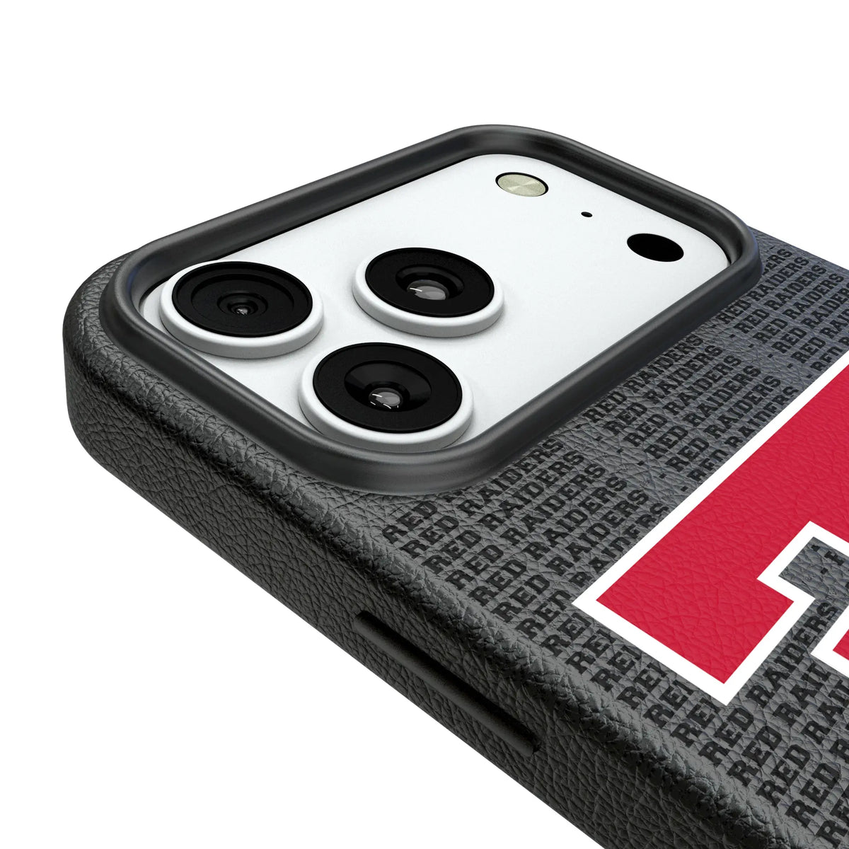Texas Tech Red Raiders Text Backdrop iPhone MagSafe Compatible Phone Case for Apple iPhone - Detail#Device_iPhone 18 Pro Max