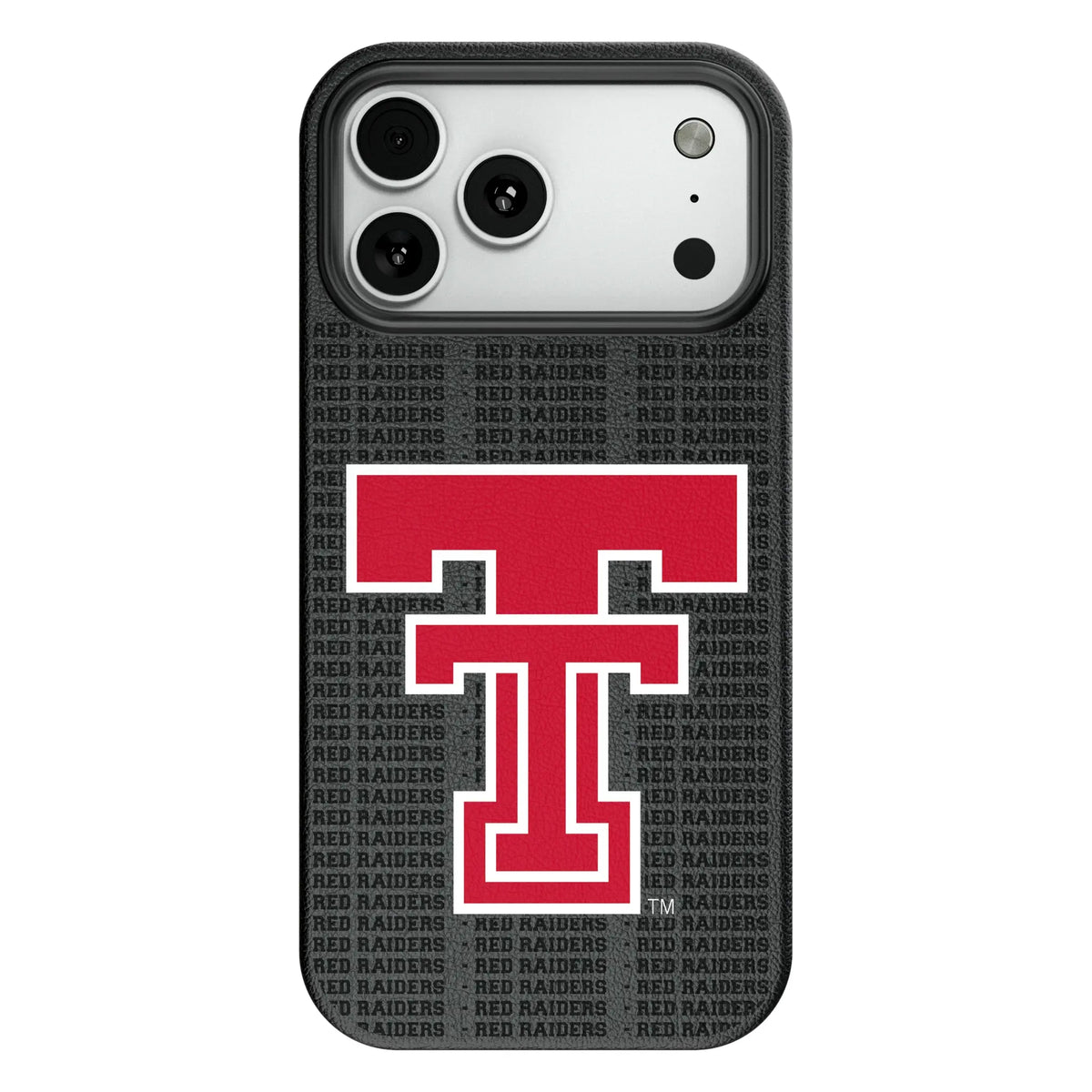 Texas Tech Red Raiders Text Backdrop MagSafe Compatible Phone Case for Apple iPhone