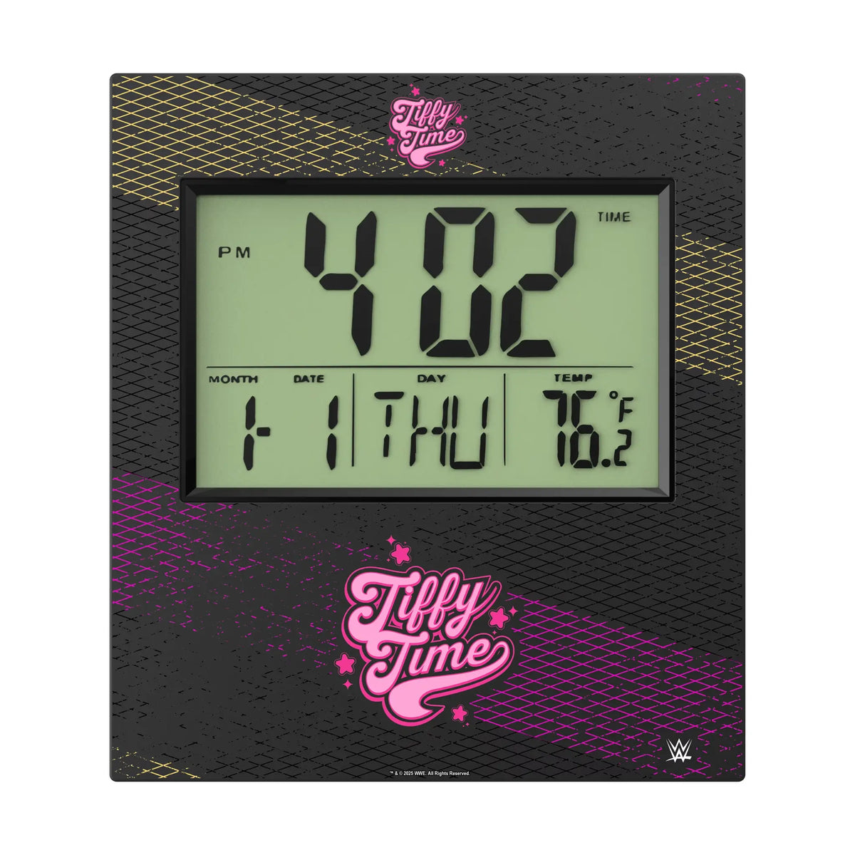 Tiffany Stratton Steel Wall Clock