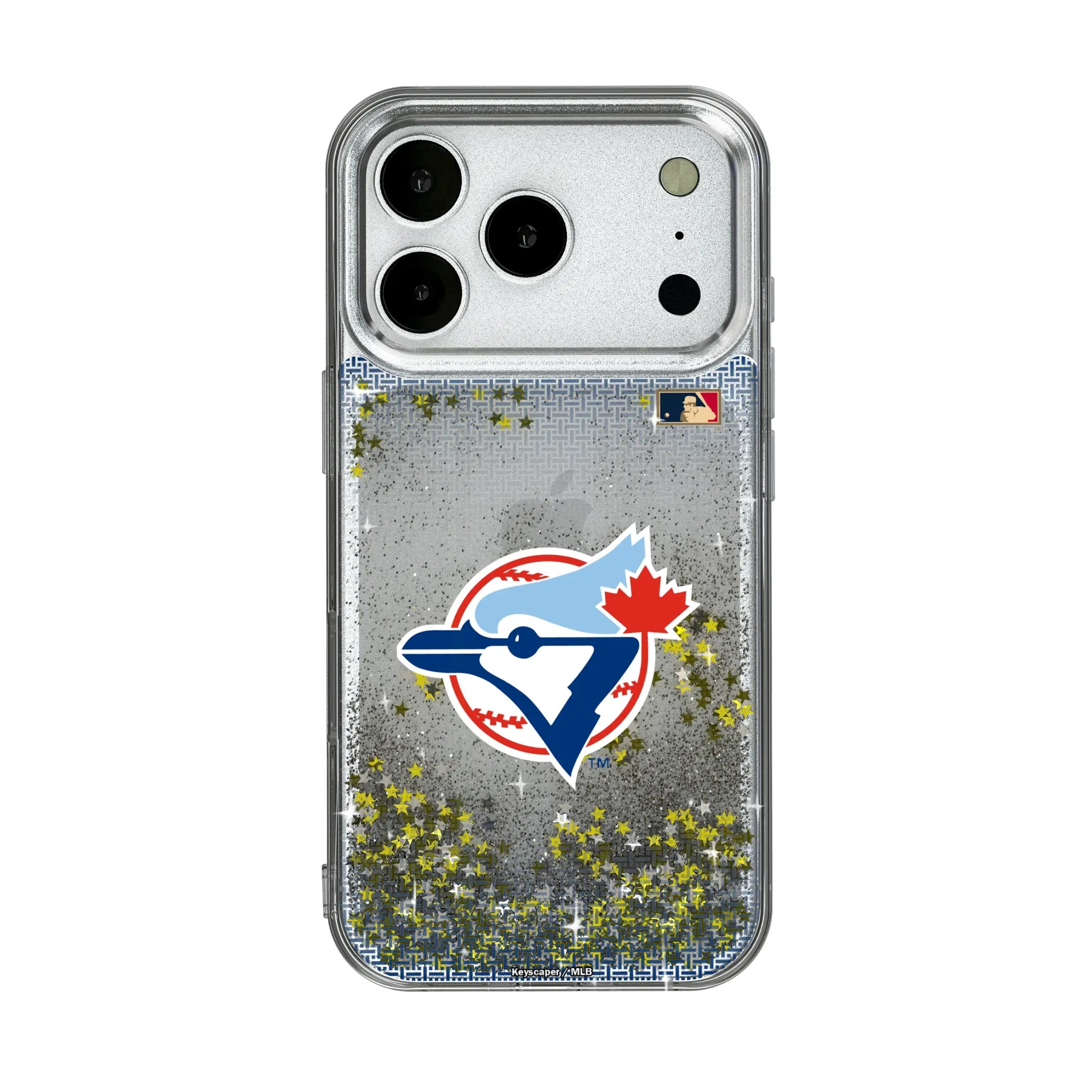 Toronto Blue Jays 1977-1988 - Cooperstown Collection Linen iPhone Glitter Phone Case for Apple iPhone