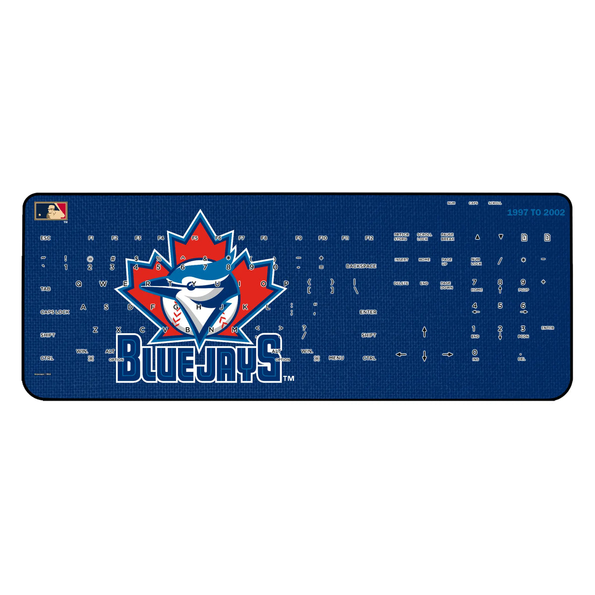 Toronto Blue Jays 1997-2002 - Cooperstown Collection Solid Wireless USB Keyboard
