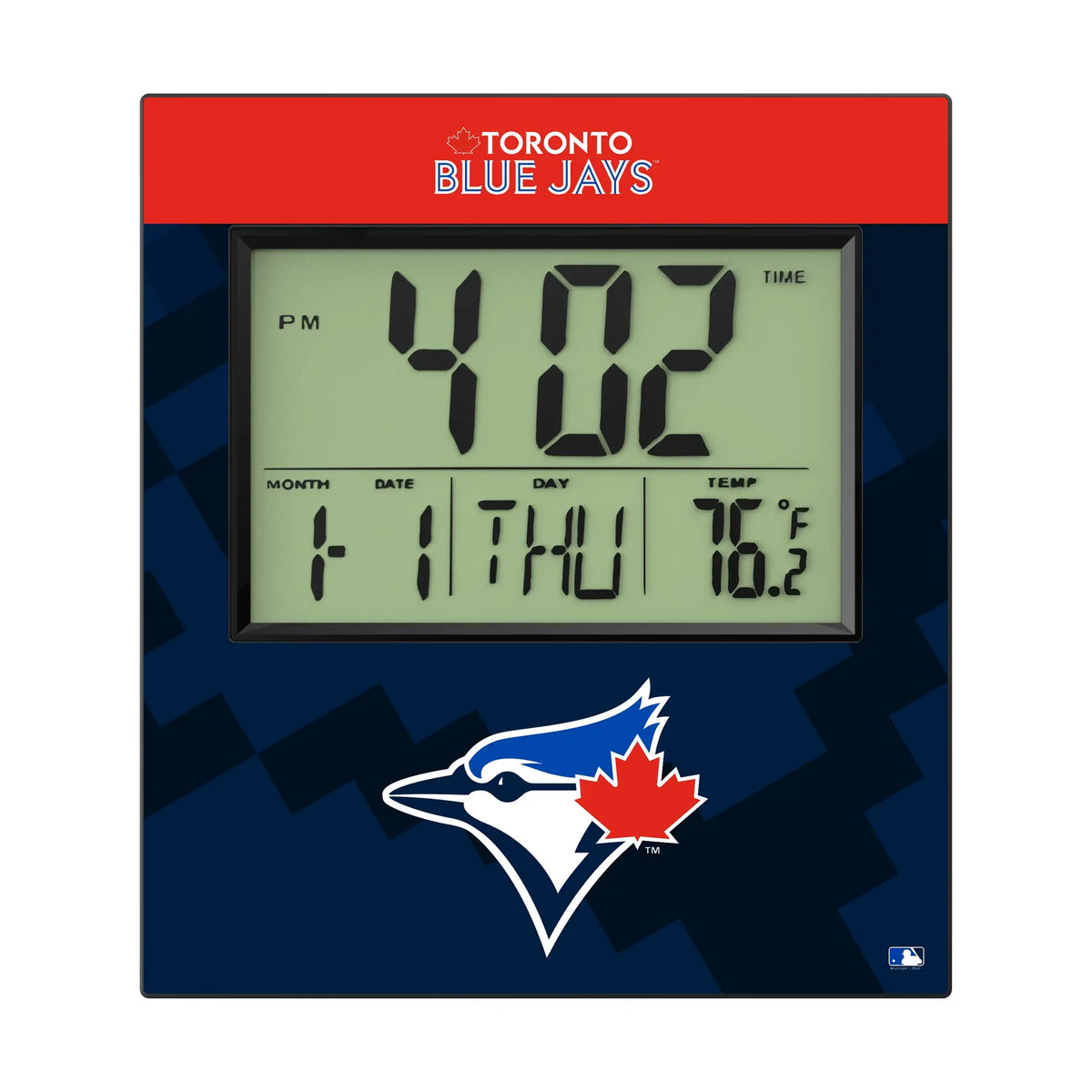 Toronto Blue Jays Color Block Wall Clock