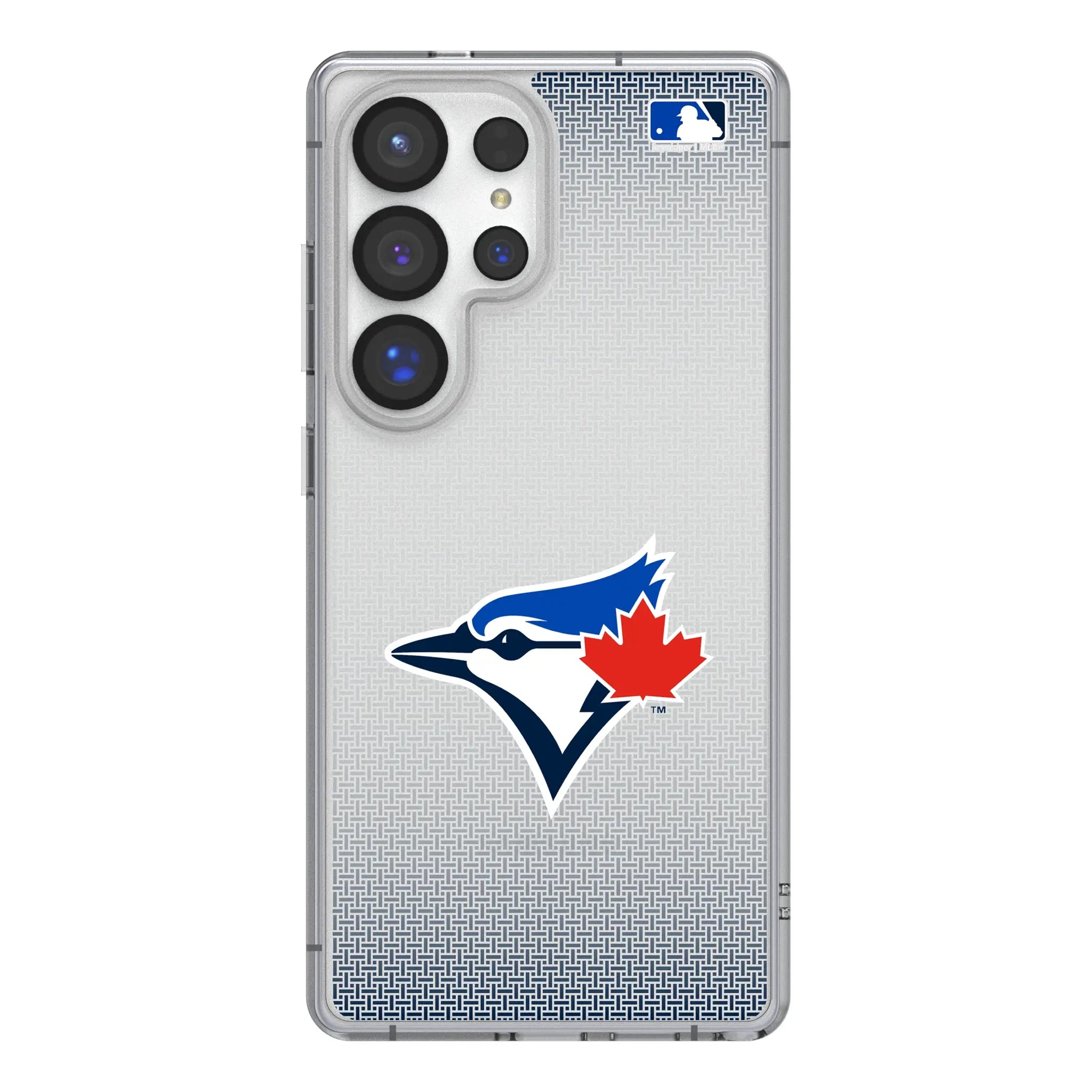 Toronto Blue Jays Linen Galaxy Clear Phone Case for Samsung Galaxy#Device_Galaxy S25 Ultra