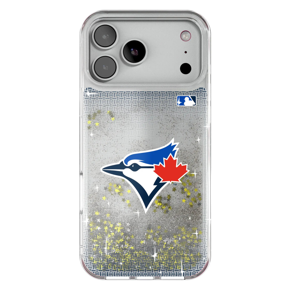 Toronto Blue Jays Linen Glitter Phone Case for Apple iPhone