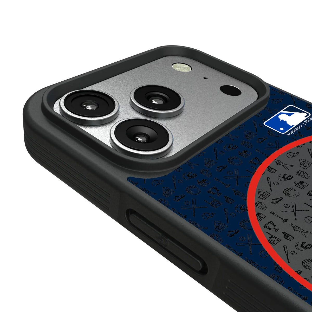 Toronto Blue Jays Personalized Circle iPhone Bump Phone Case for Apple iPhone - Detail#Device_iPhone 17 Pro