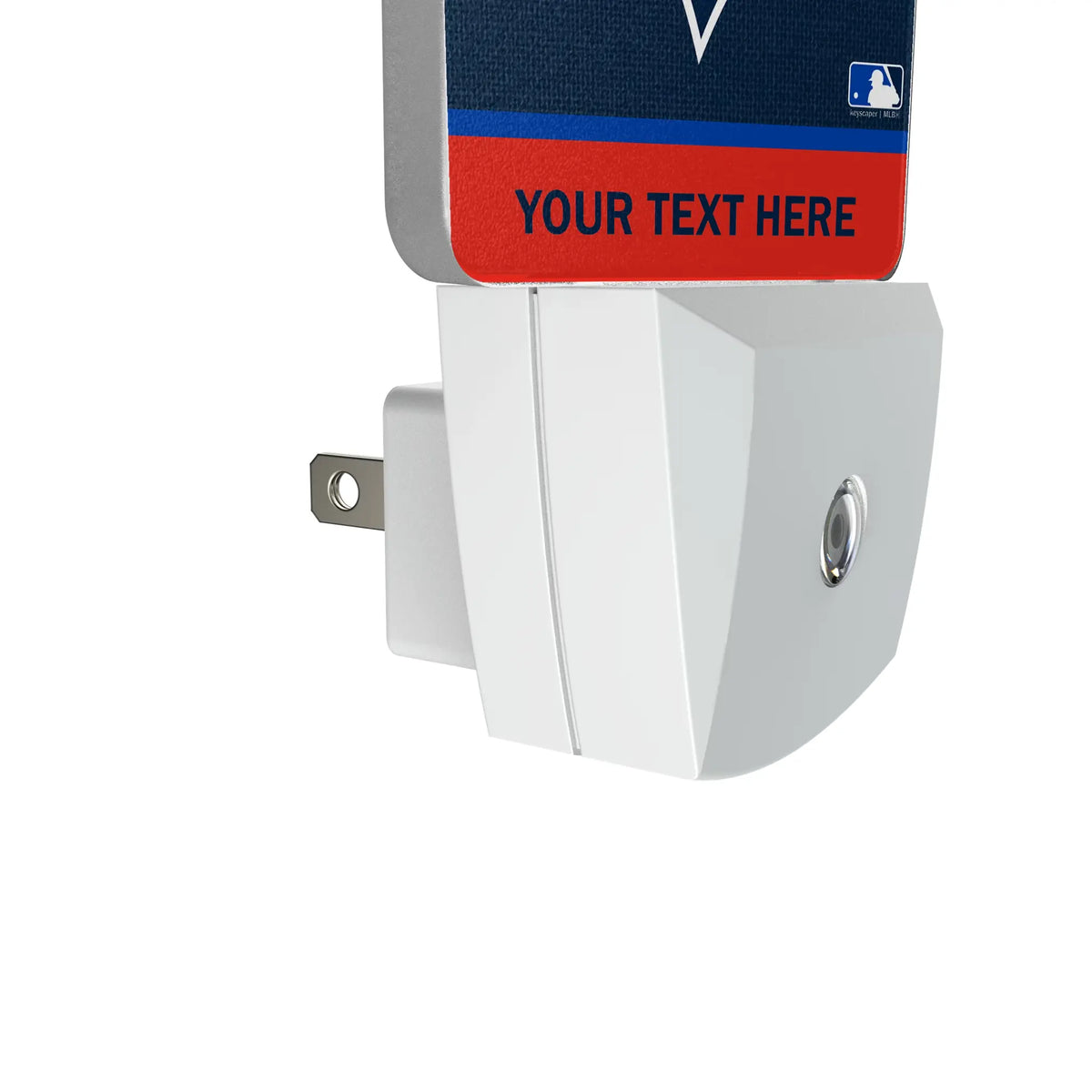 Toronto Blue Jays Personalized Endzone Solid Night Light 2-Pack - Detail