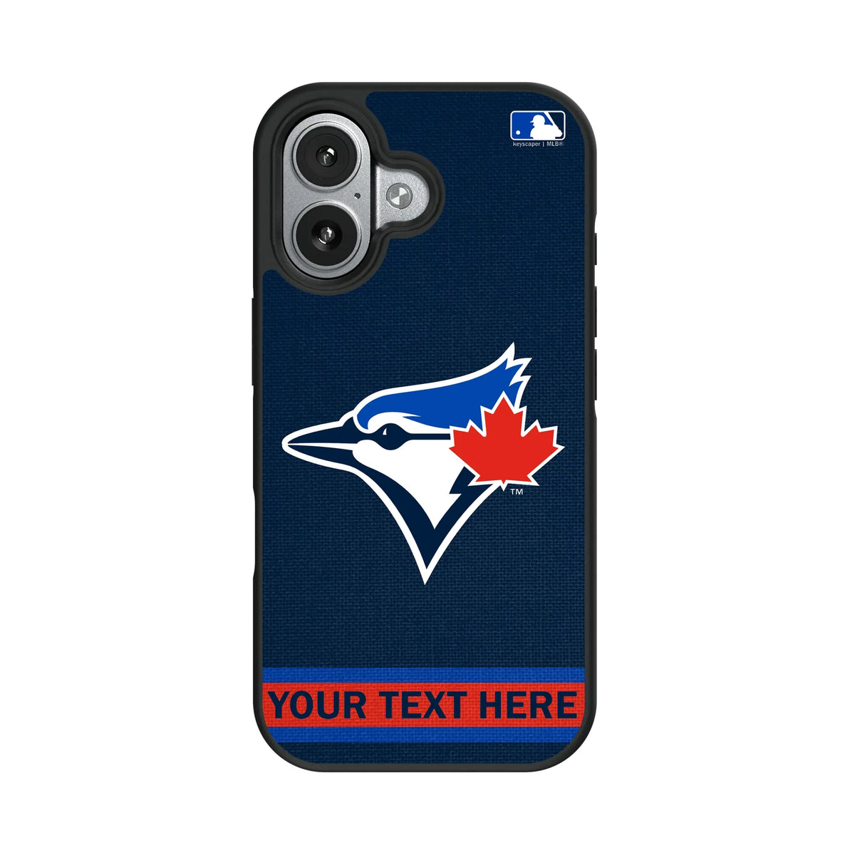 Toronto Blue Jays Personalized Stripe iPhone Bump Phone Case for Apple iPhone#Device_iPhone 17