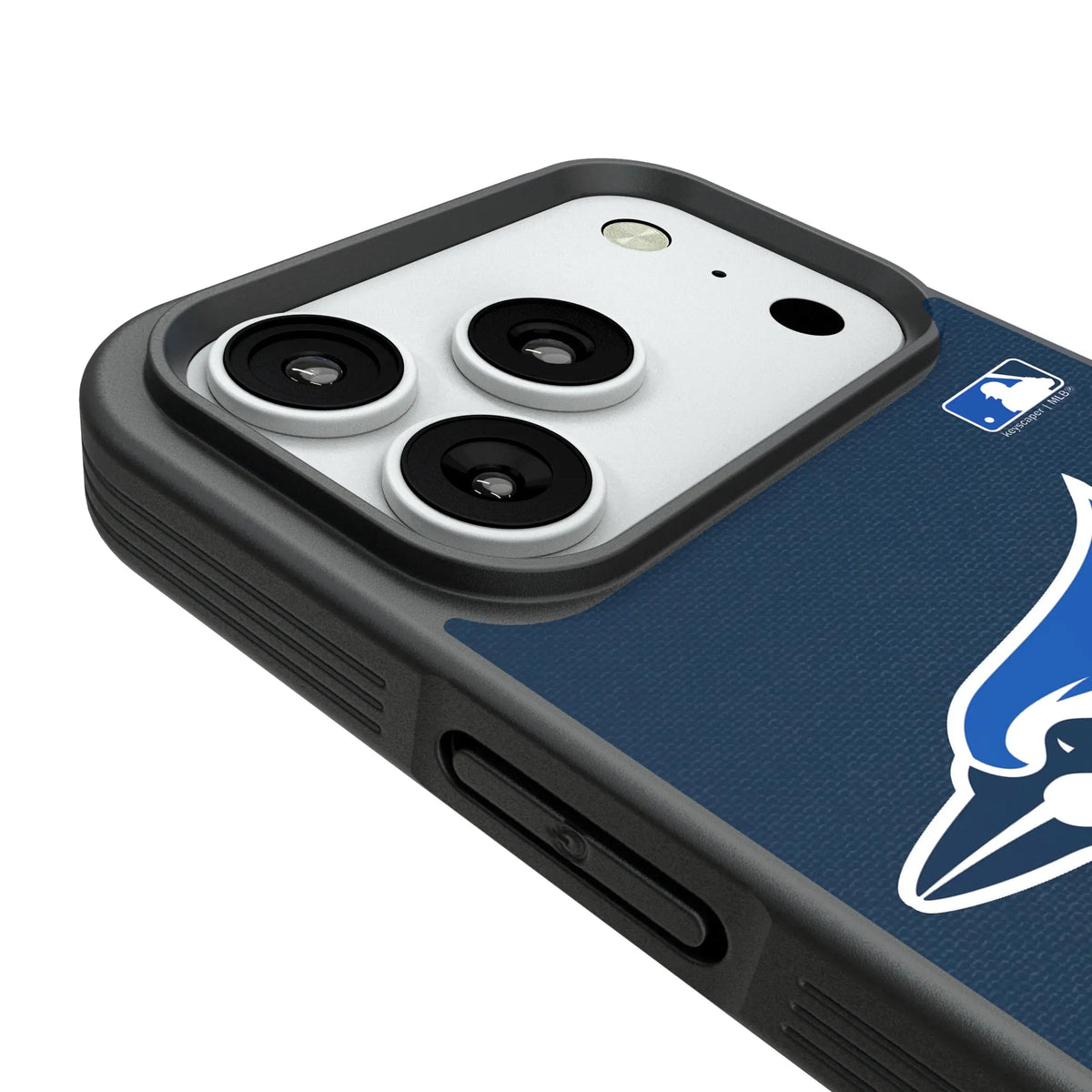 Toronto Blue Jays Personalized Stripe iPhone Bump Phone Case for Apple iPhone - Detail#Device_iPhone 18 Pro