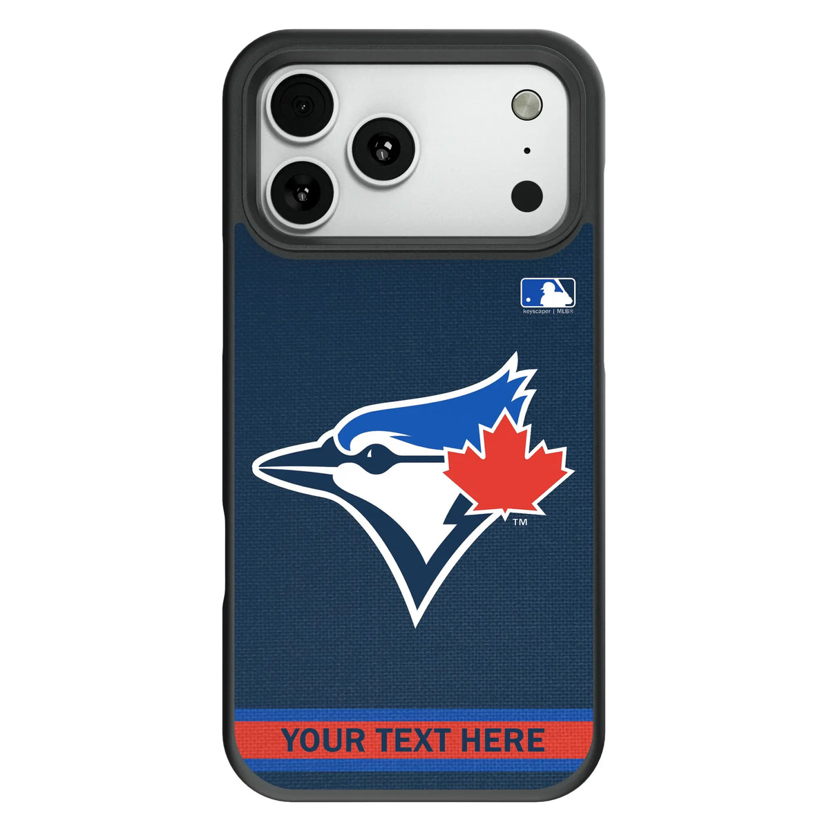 Toronto Blue Jays Personalized Stripe Bump Phone Case for Apple iPhone