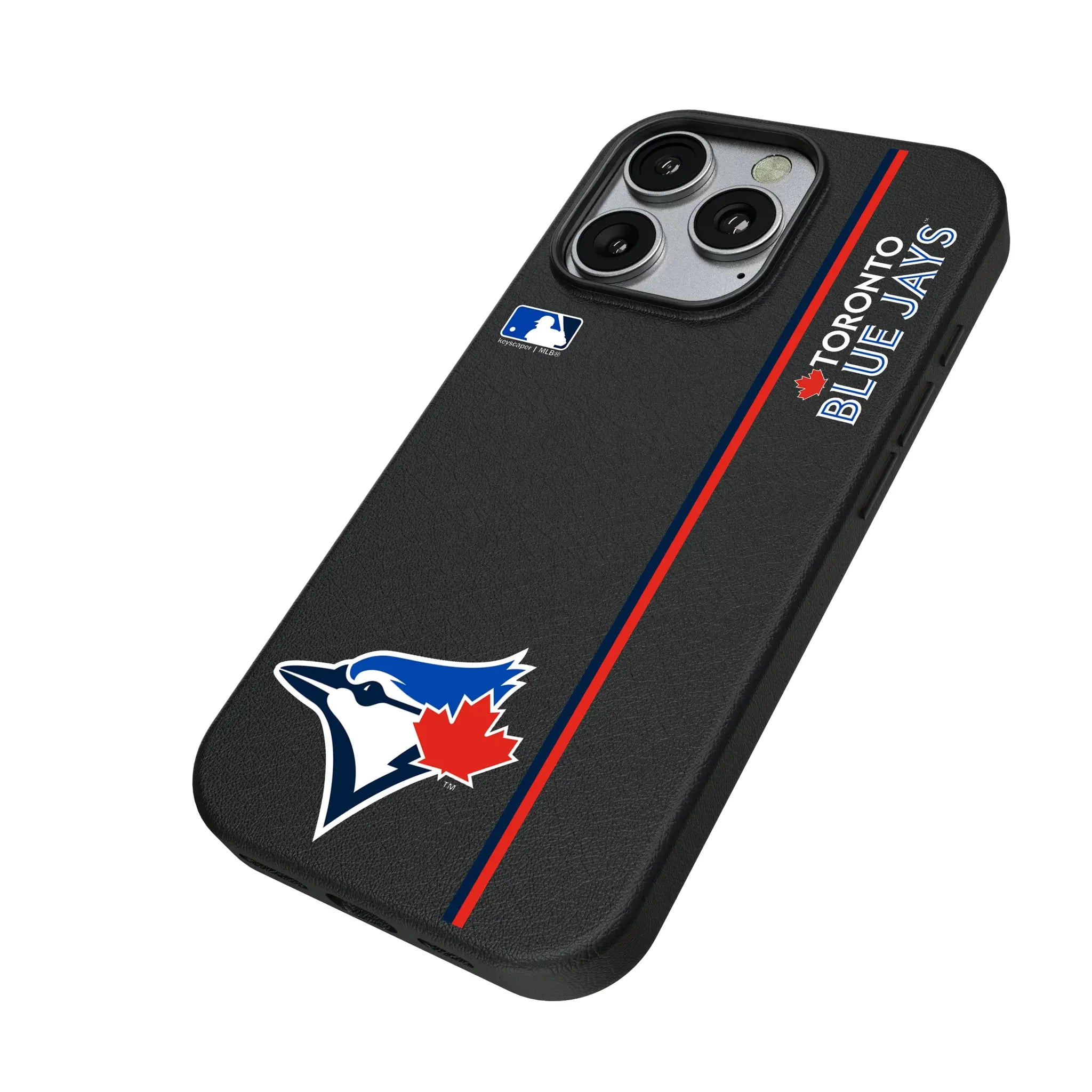 Toronto Blue Jays Sidebar iPhone MagSafe Compatible Phone Case for Apple iPhone - Isometric View