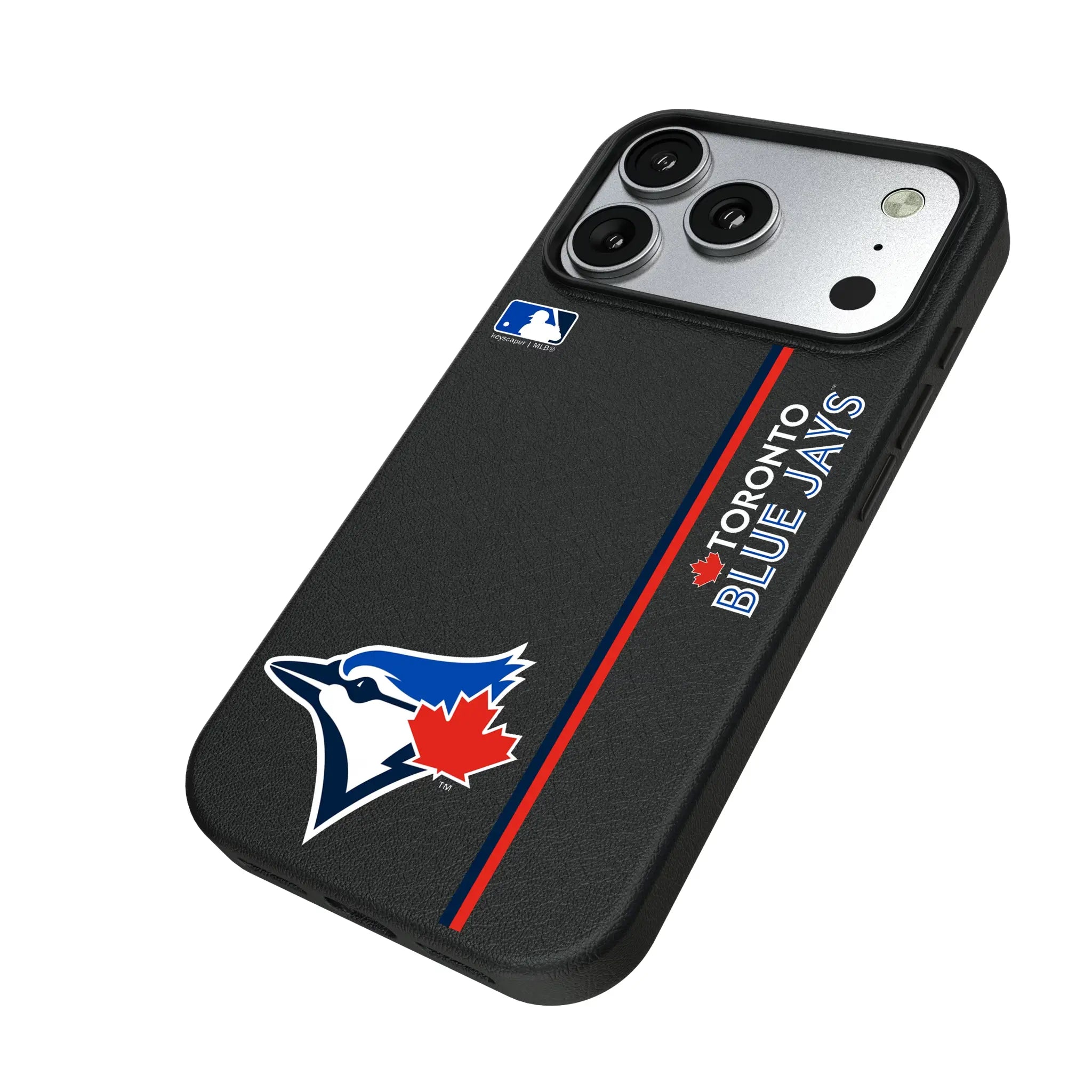 Toronto Blue Jays Sidebar iPhone MagSafe Compatible Phone Case for Apple iPhone - Isometric View#Device_iPhone 17 Pro
