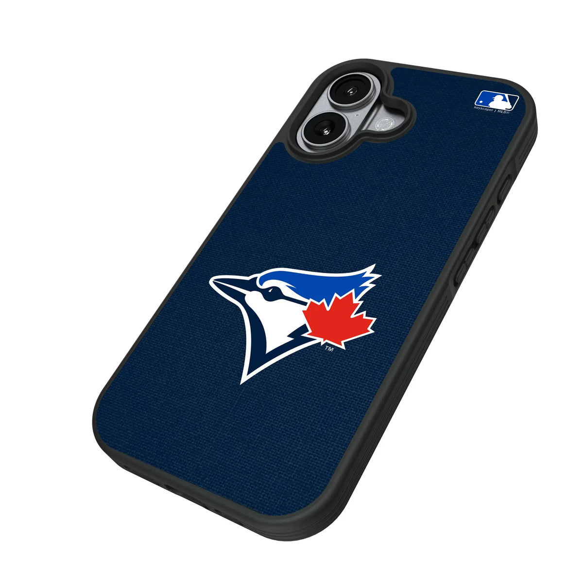 Toronto Blue Jays Solid iPhone Bump Phone Case for Apple iPhone - Isometric View#Device_iPhone 17