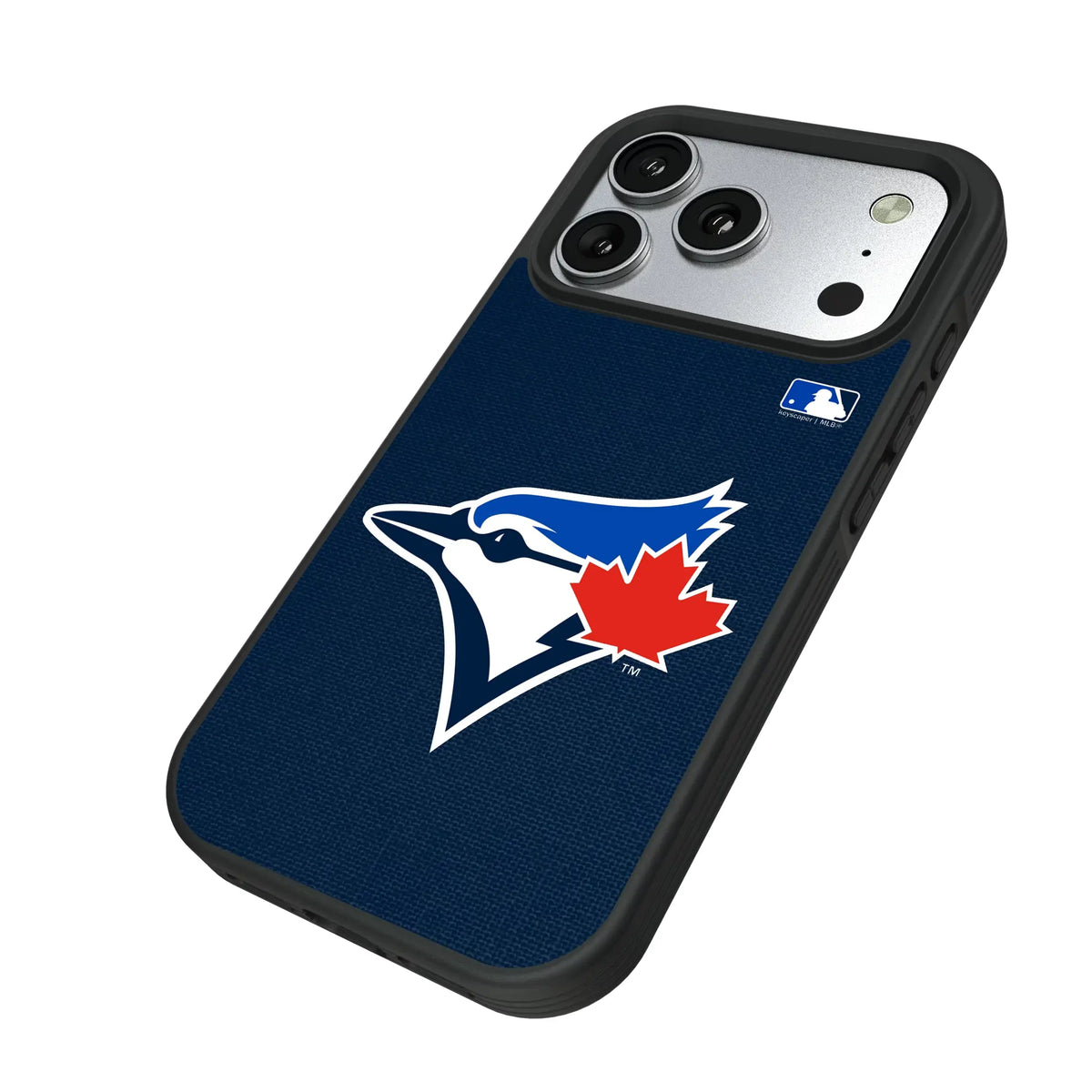 Toronto Blue Jays Solid iPhone Bump Phone Case for Apple iPhone - Isometric View#Device_iPhone 17 Pro