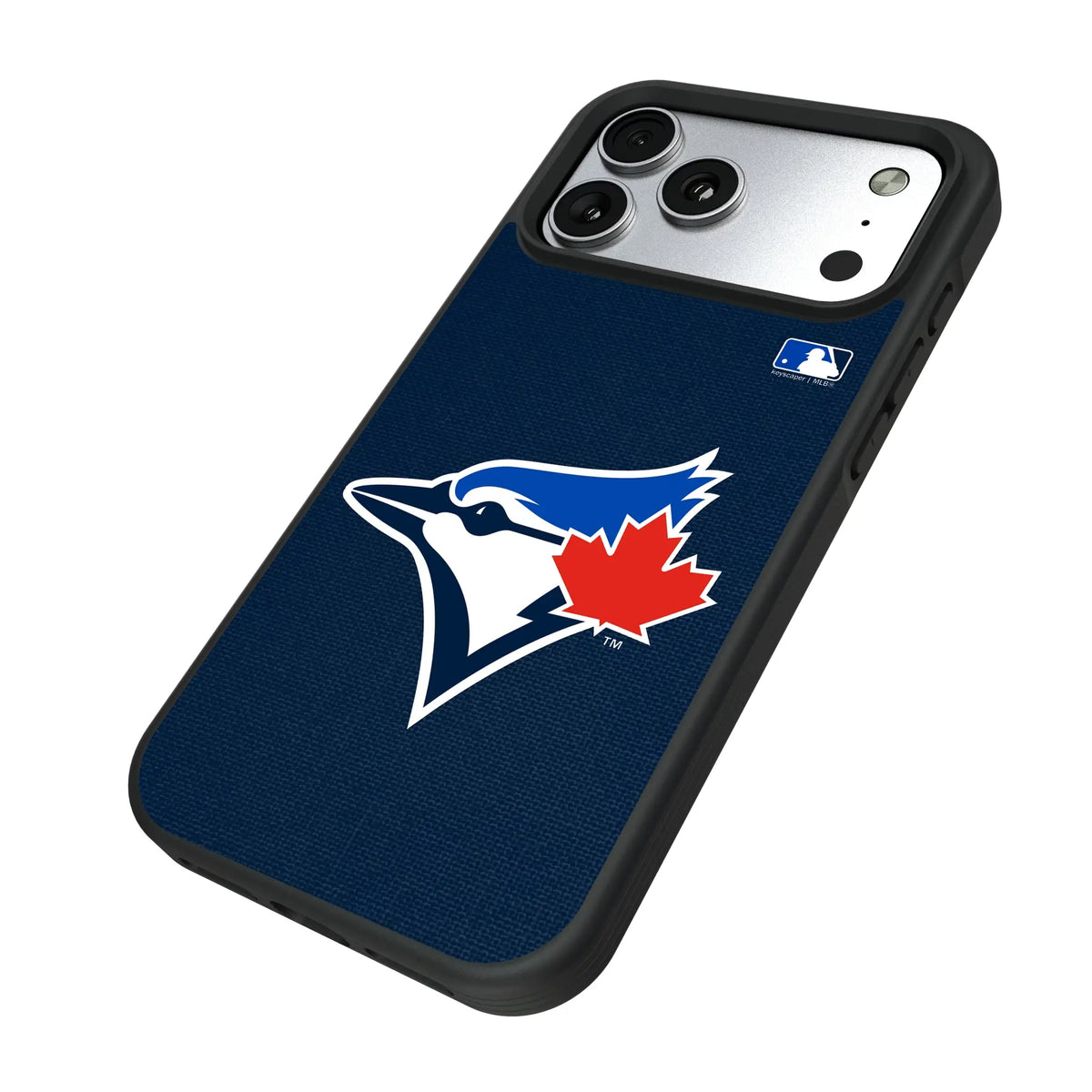 Toronto Blue Jays Solid iPhone Bump Phone Case for Apple iPhone - Isometric View#Device_iPhone 17 Pro Max