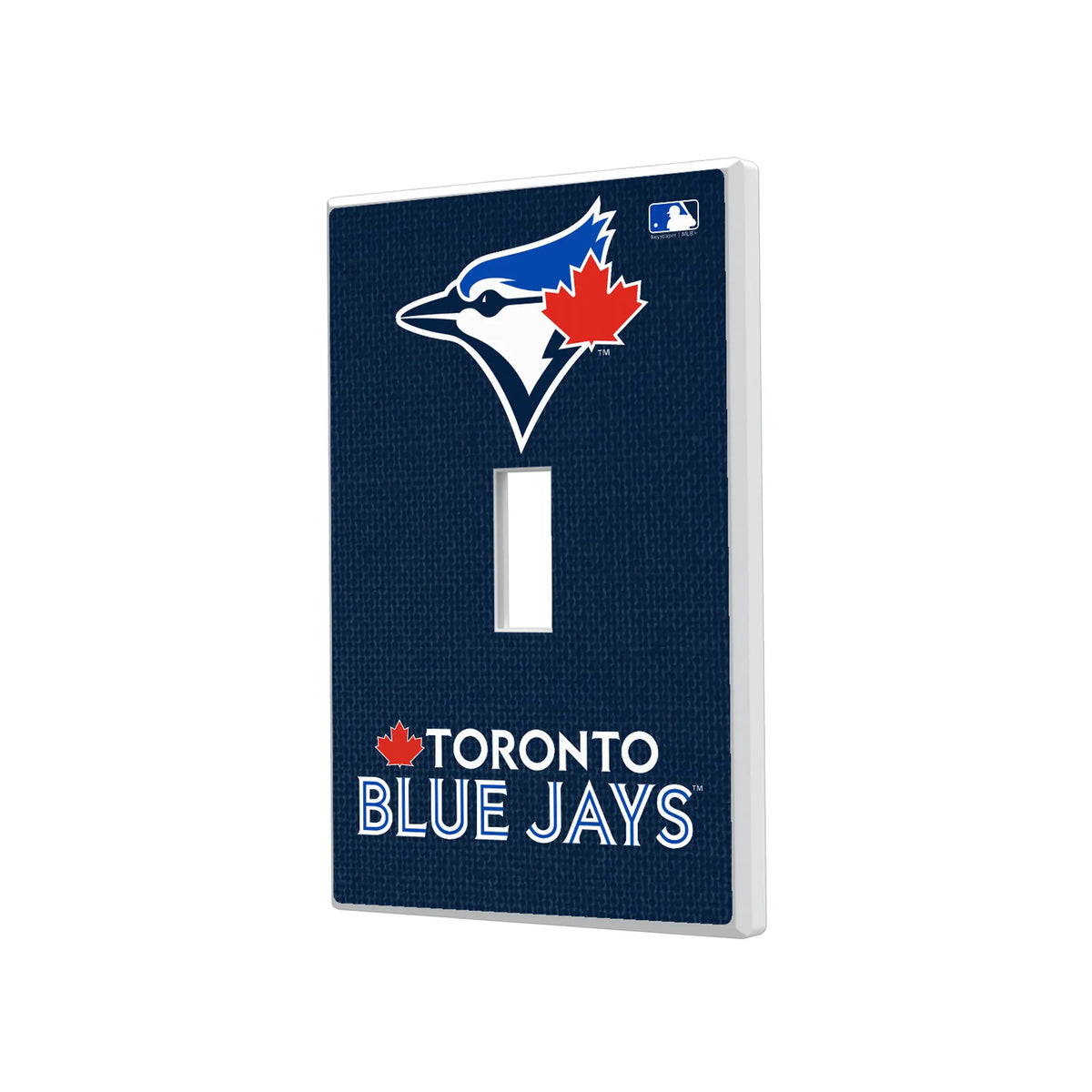 Toronto Blue Jays Solid Hidden-Screw Light Switch Plate#Style_Single Toggle