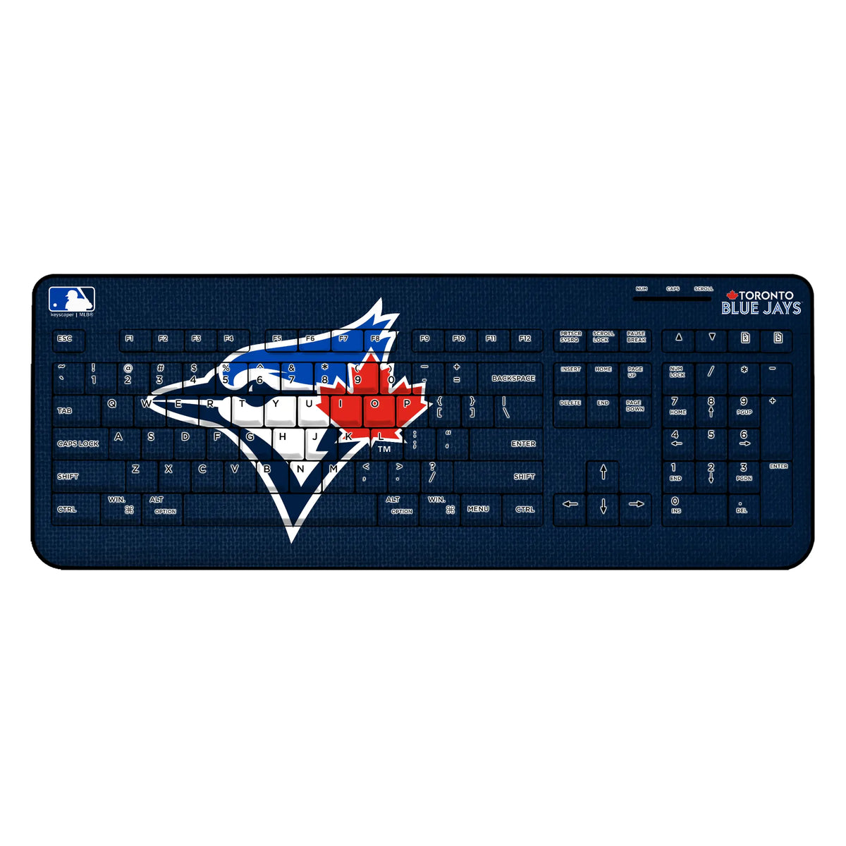 Toronto Blue Jays Solid Wireless USB Keyboard