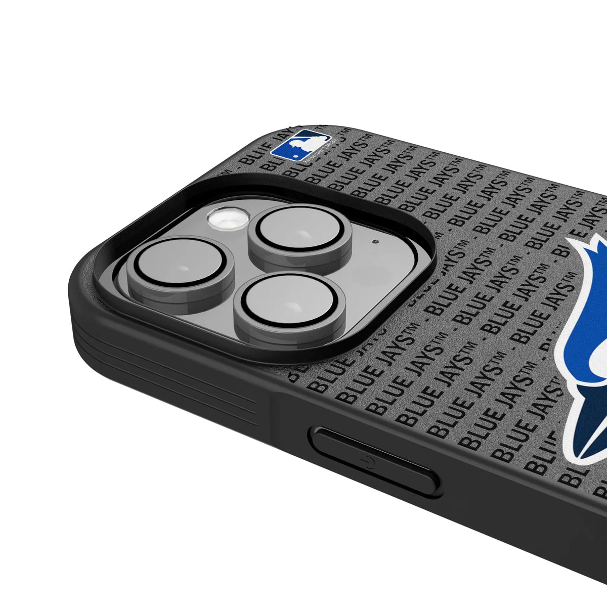 Toronto Blue Jays Text Backdrop iPhone Bump Phone Case for Apple iPhone - Detail