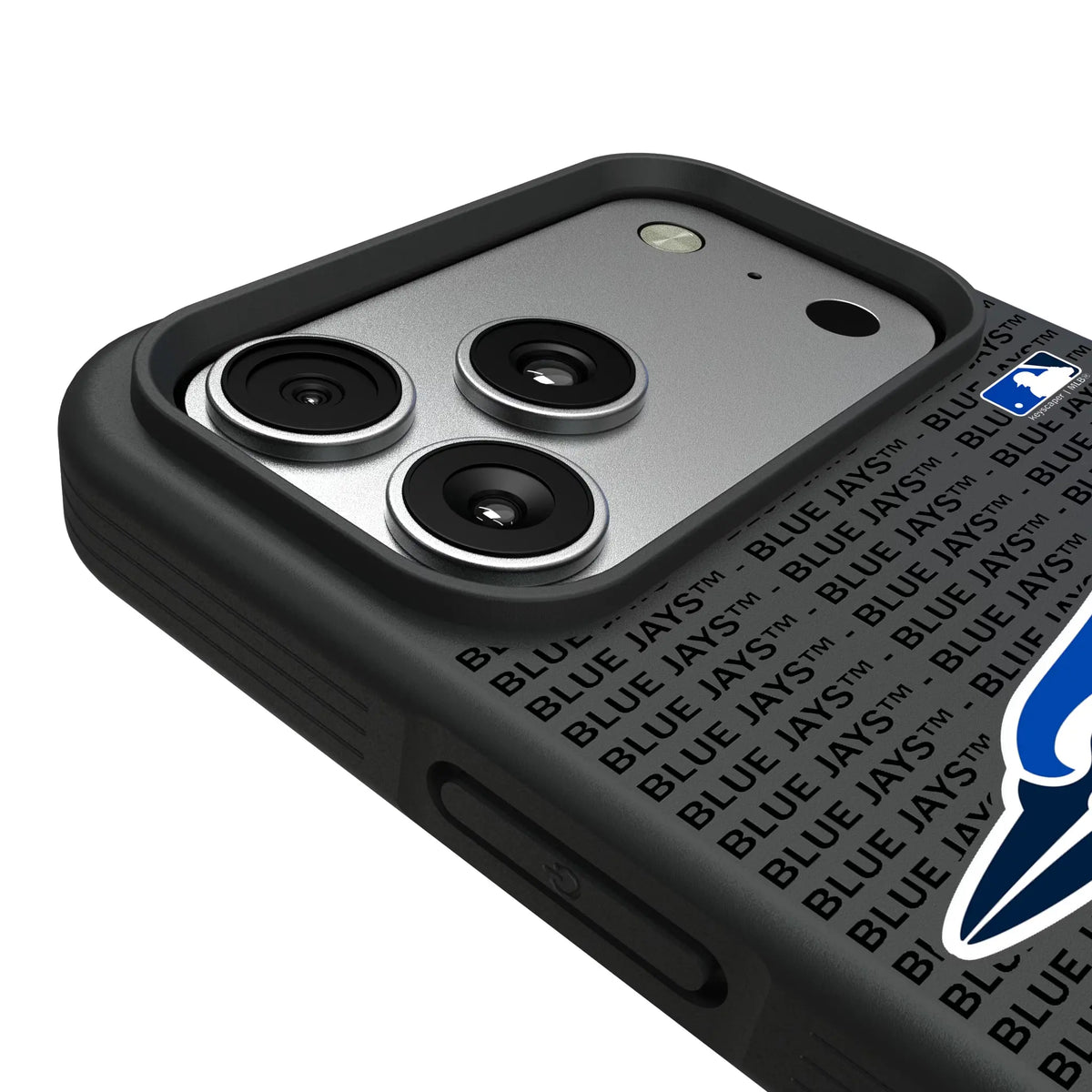 Toronto Blue Jays Text Backdrop iPhone Bump Phone Case for Apple iPhone - Detail#Device_iPhone 17 Pro Max