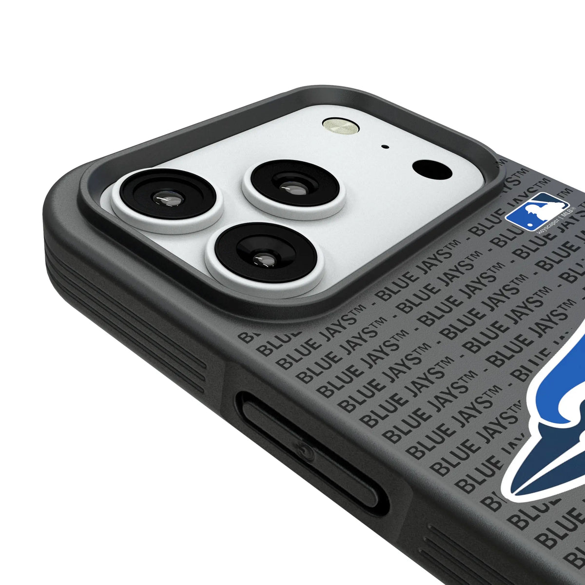 Toronto Blue Jays Text Backdrop iPhone Bump Phone Case for Apple iPhone - Detail#Device_iPhone 18 Pro