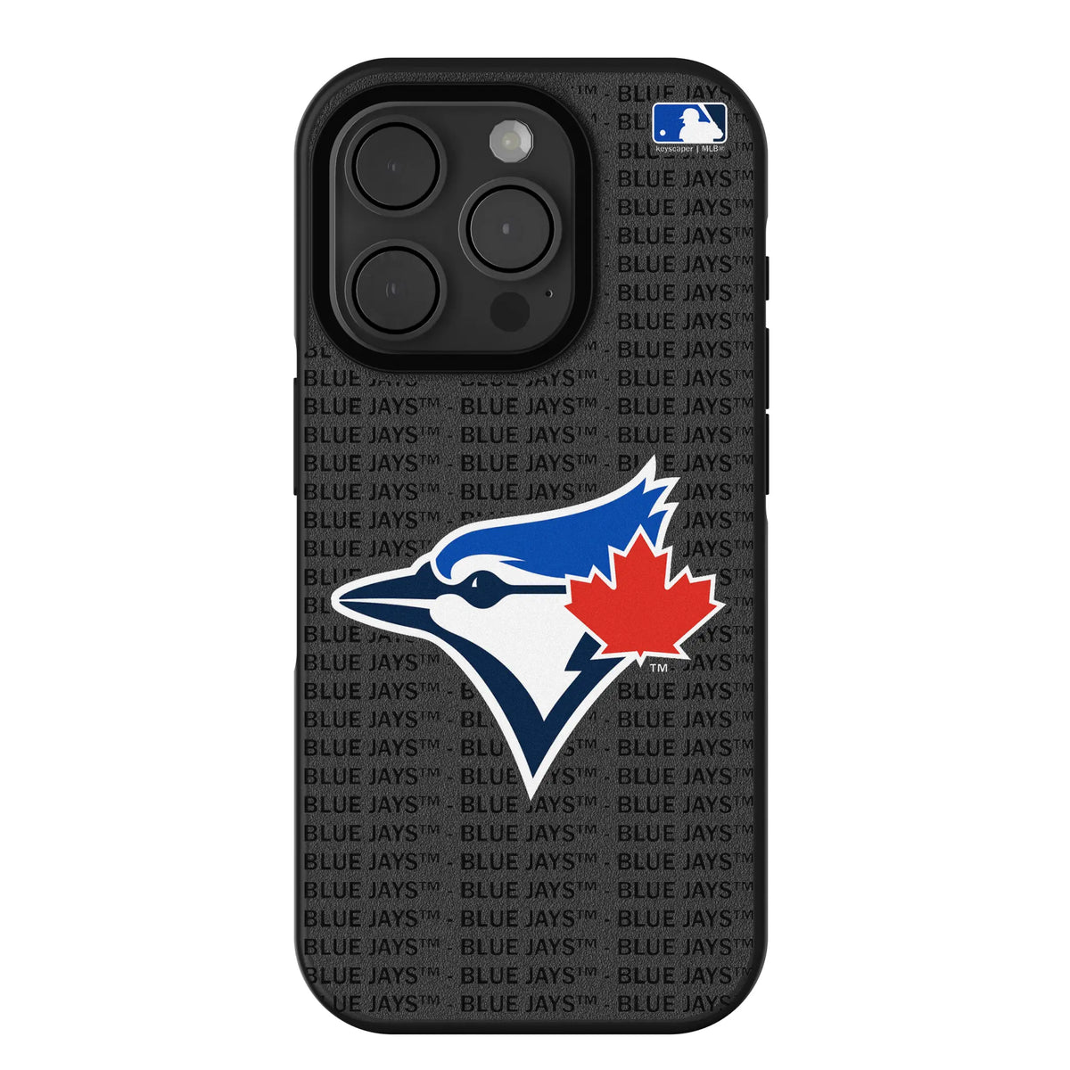 Toronto Blue Jays Text Backdrop iPhone Bump Phone Case for Apple iPhone