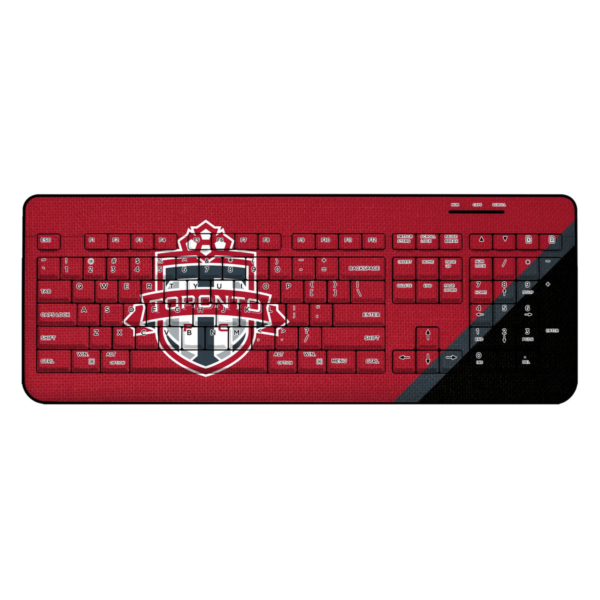 Toronto FC Diagonal Stripe Wireless USB Keyboard