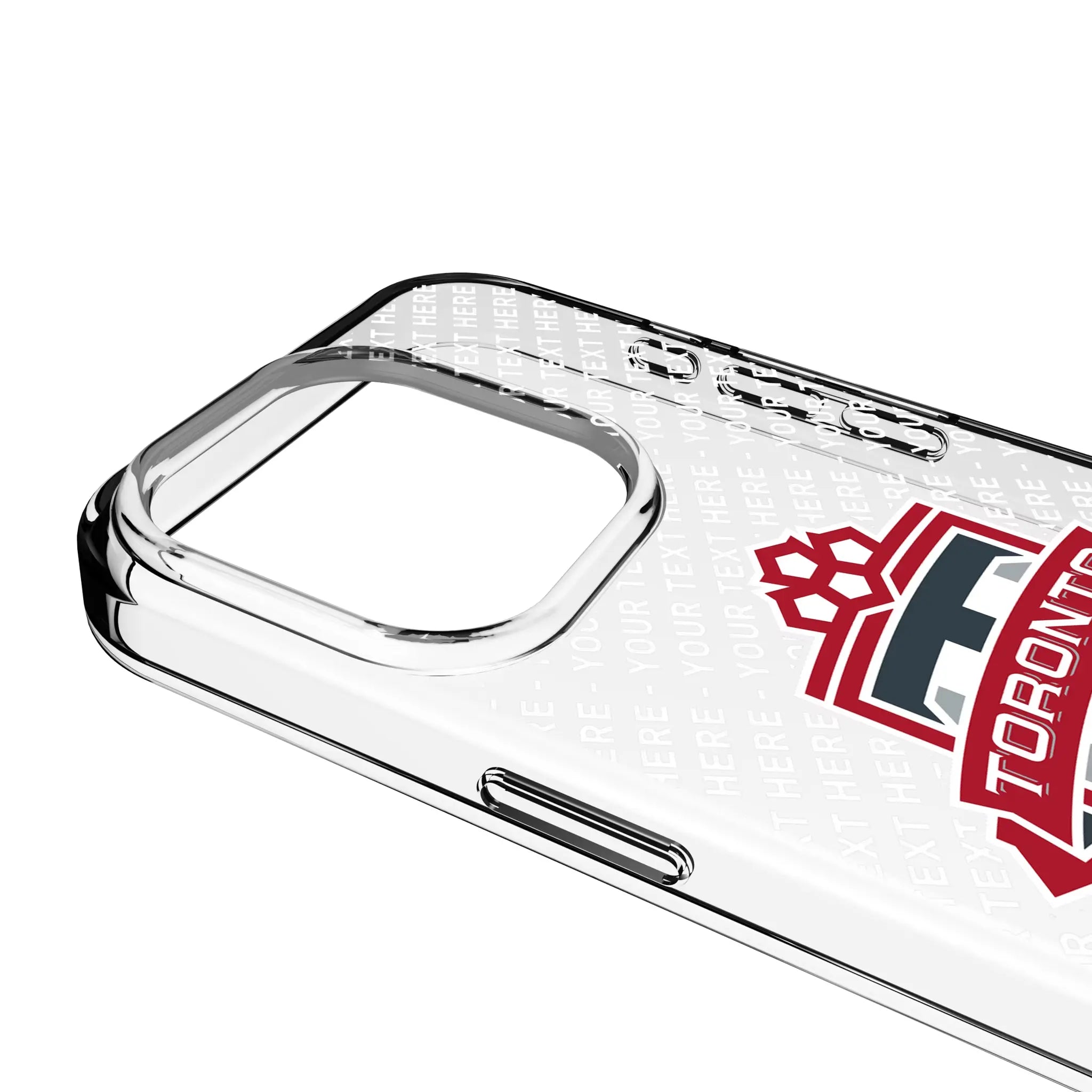Toronto FC Personalized EndZone Plus iPhone Clear Phone Case for Apple iPhone - Detail