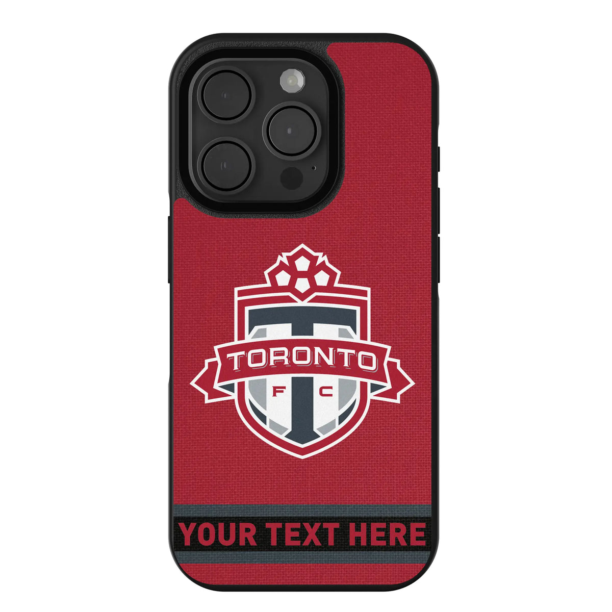 Toronto FC Personalized Stripe iPhone Bump Phone Case for Apple iPhone