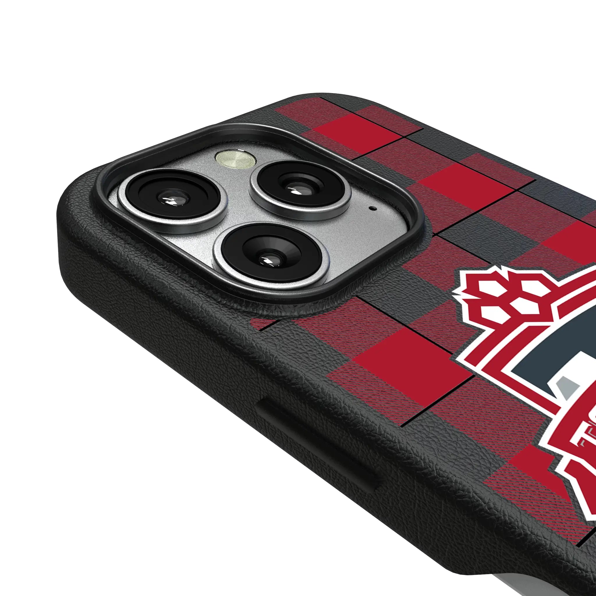 Toronto FC Plaid iPhone MagSafe Compatible Phone Case for Apple iPhone - Detail