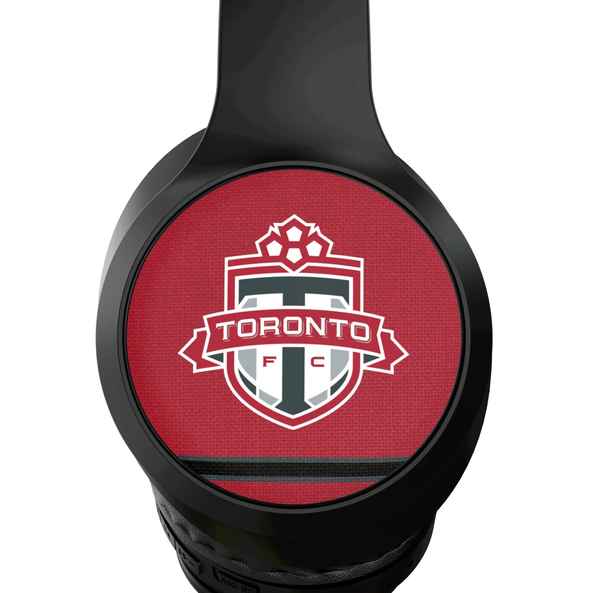 Toronto FC Stripe Wireless Over-Ear Headphones With Case - Detail