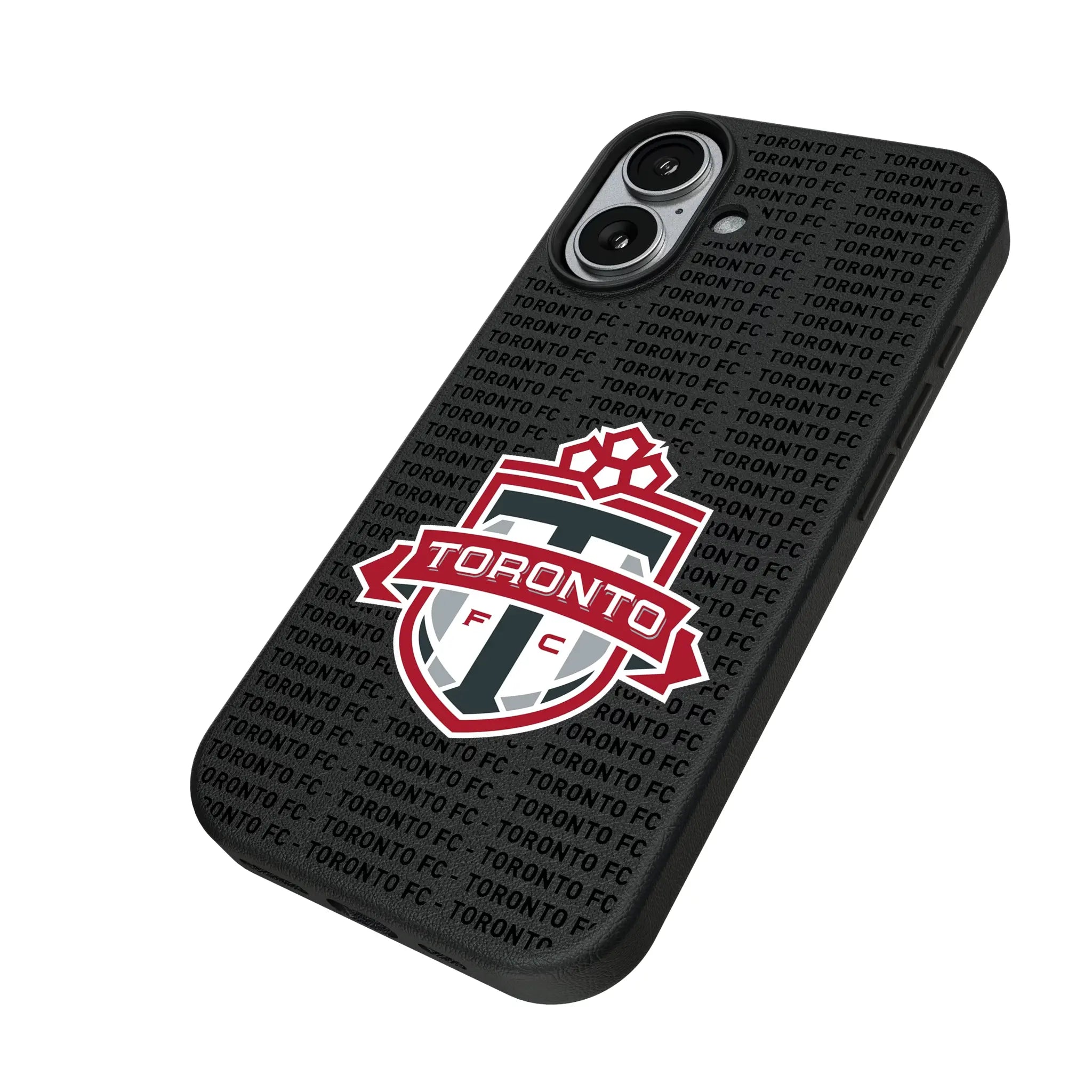 Toronto FC Text Backdrop iPhone MagSafe Compatible Phone Case for Apple iPhone - Isometric View#Device_iPhone 17