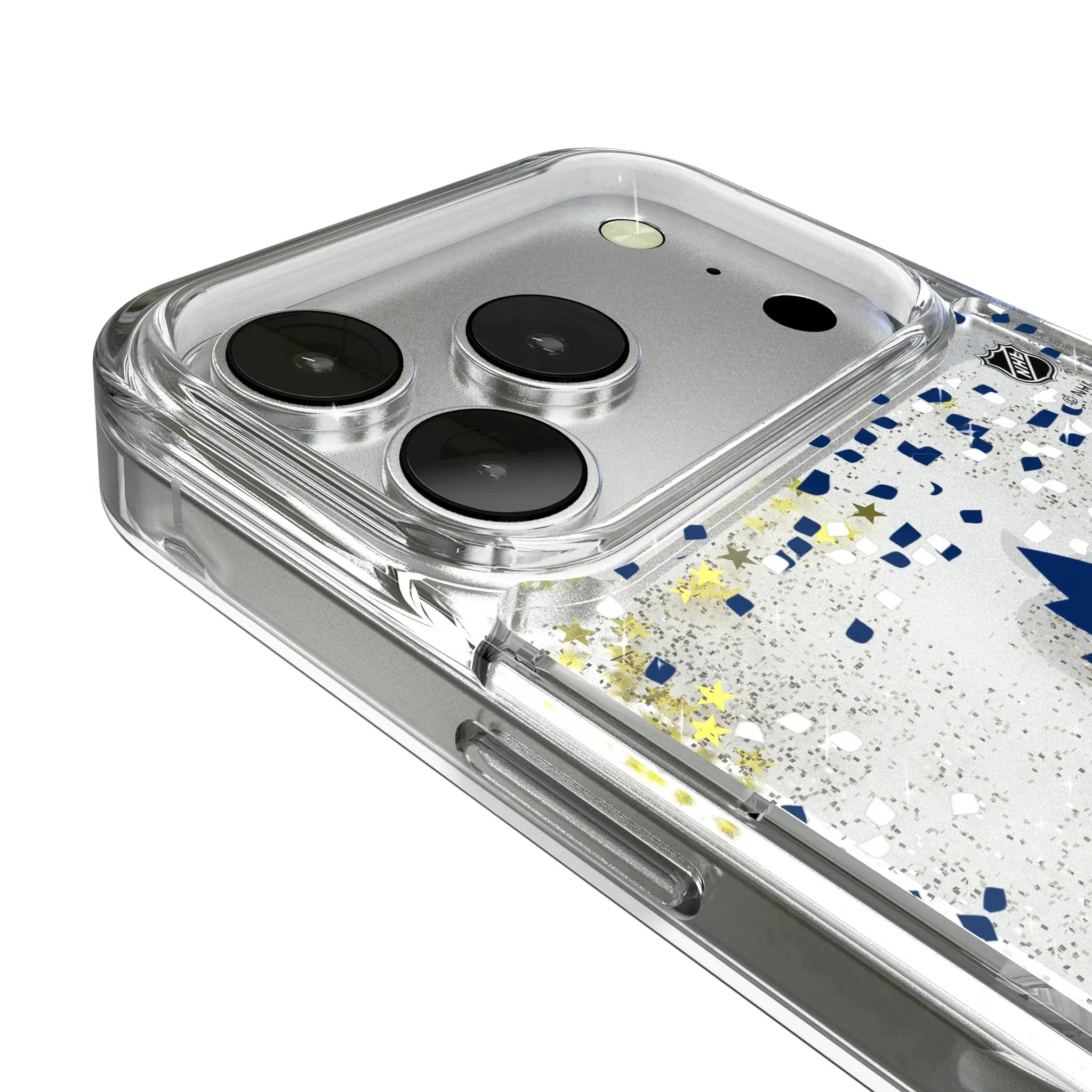 Toronto Maple Leafs Confetti iPhone Glitter Phone Case for Apple iPhone - Detail