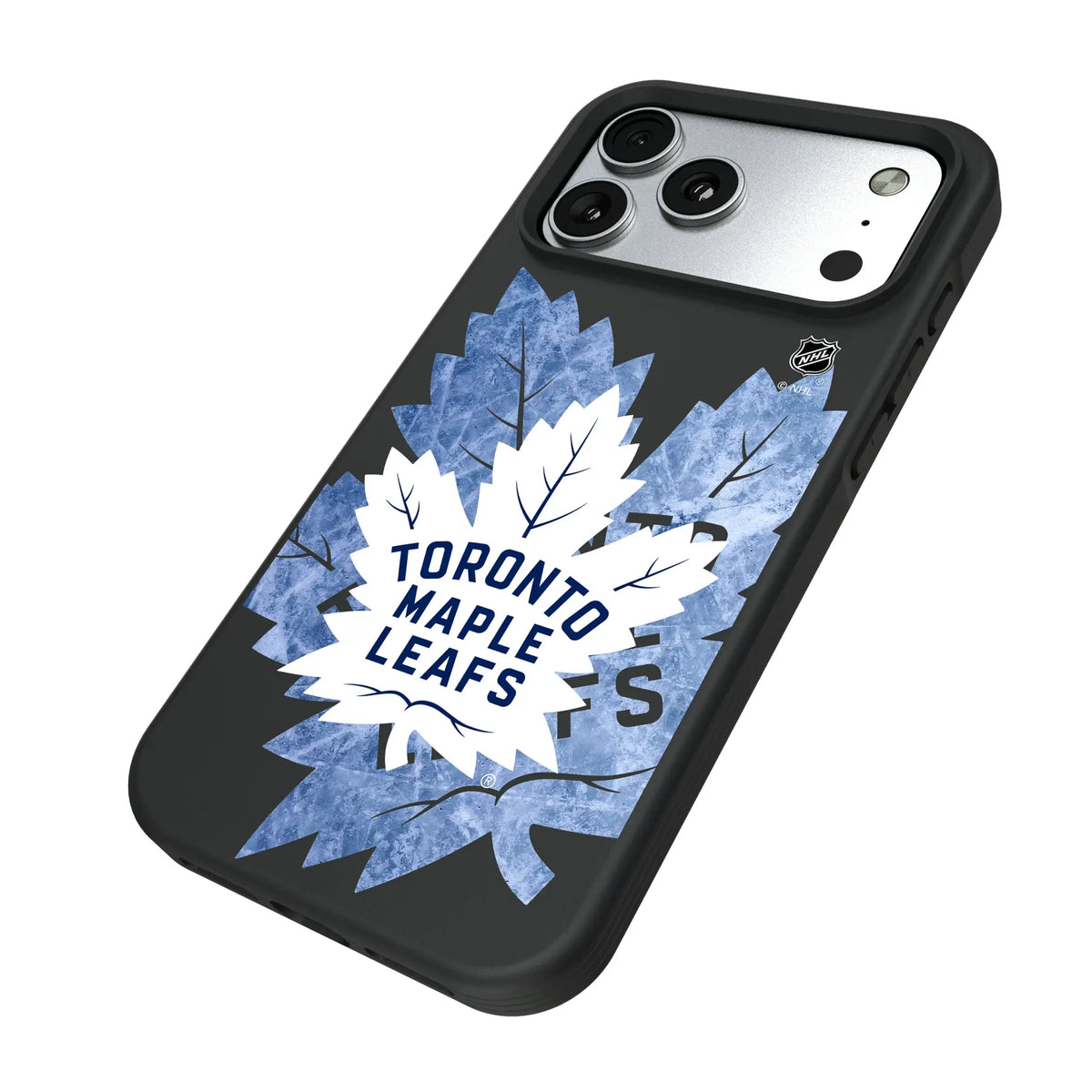 Toronto Maple Leafs Ice Tilt iPhone Bump Phone Case for Apple iPhone - Isometric View#Device_iPhone 17 Pro Max