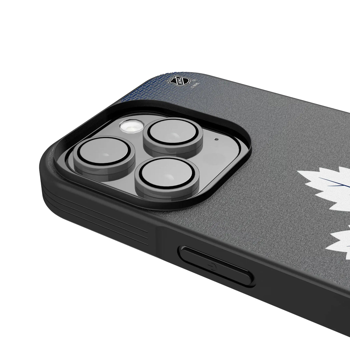 Toronto Maple Leafs Linen iPhone Bump Phone Case for Apple iPhone - Detail