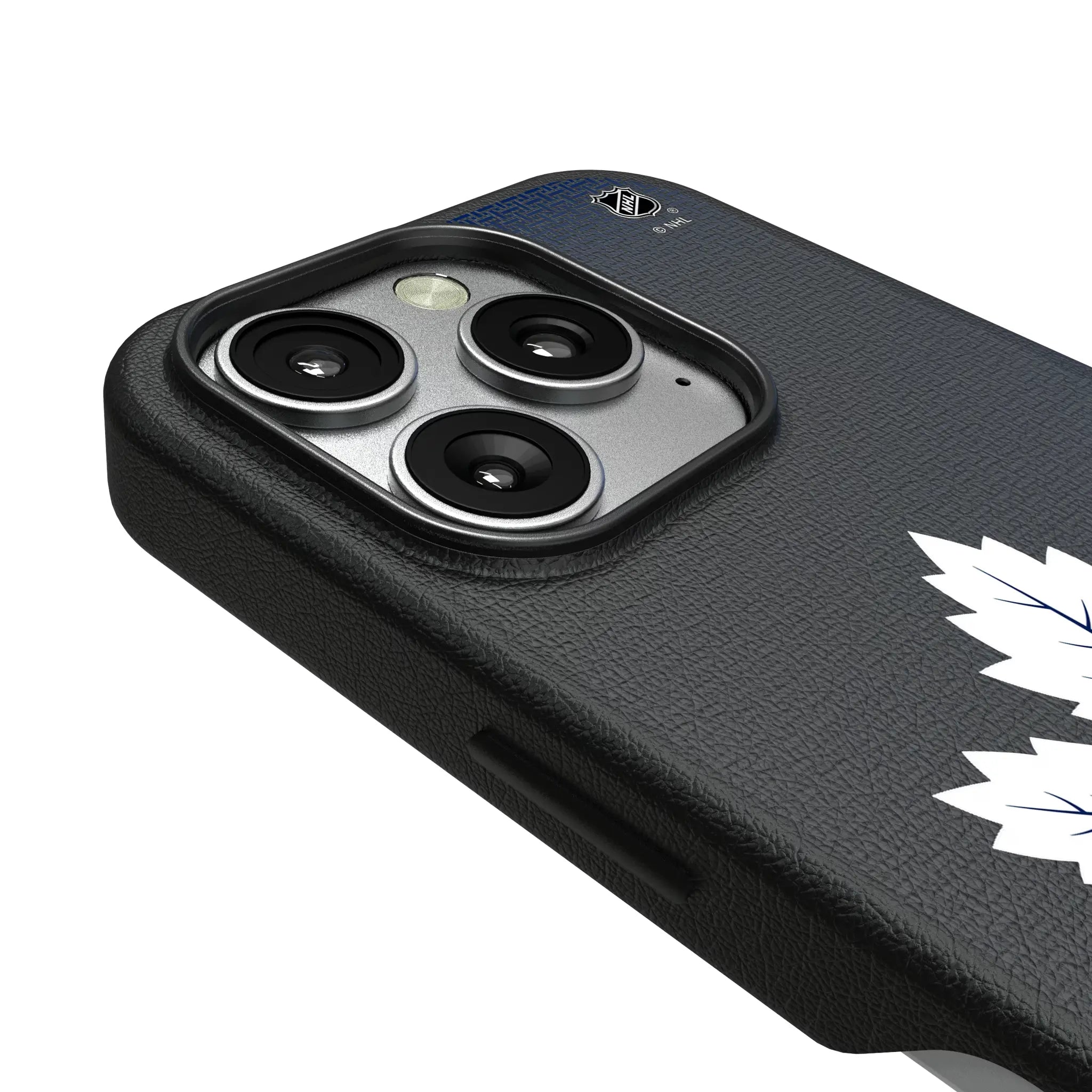 Toronto Maple Leafs Linen iPhone MagSafe Compatible Phone Case for Apple iPhone - Detail